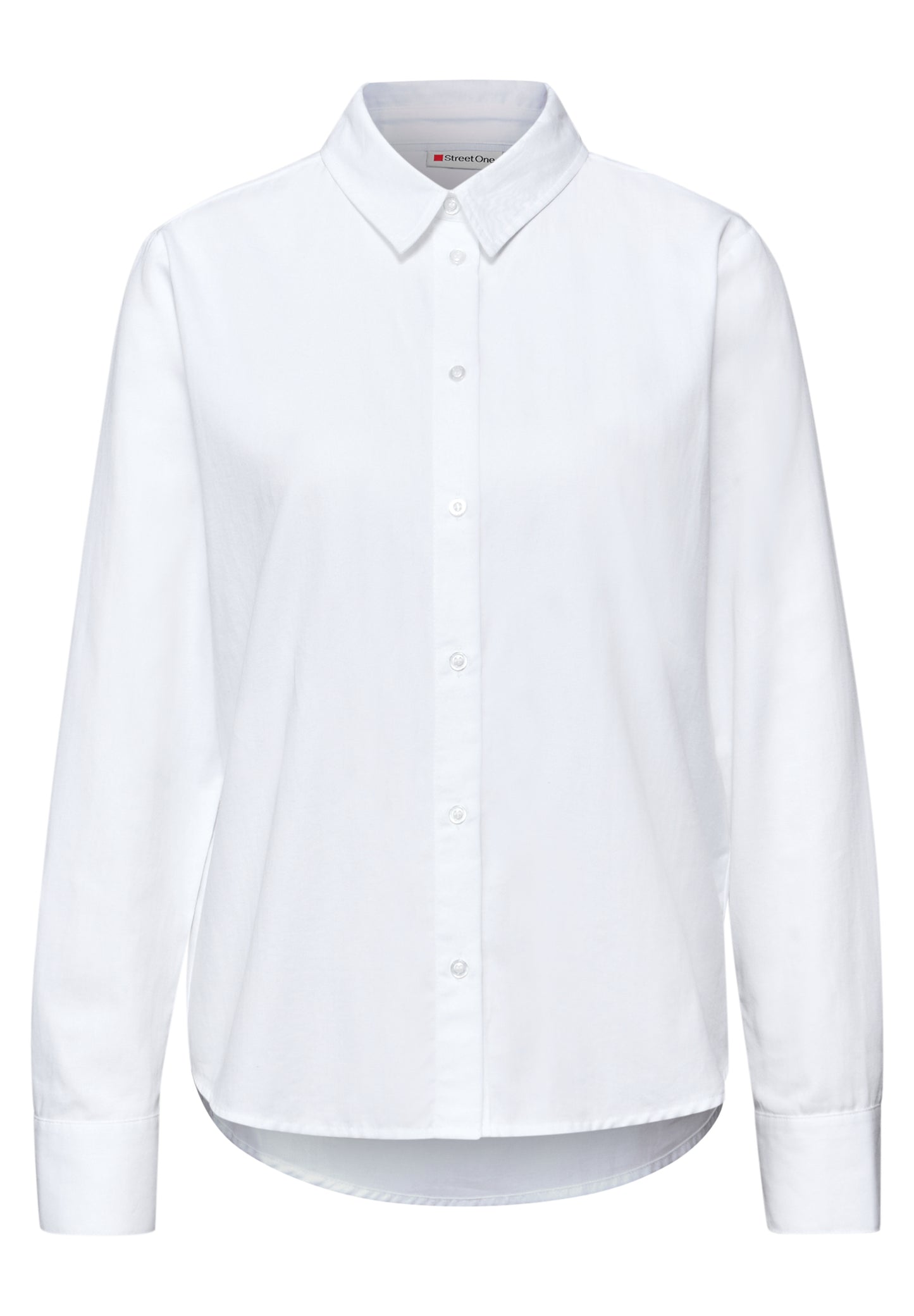 Street One Hemdbluse in Unifarbe - Farbe: White