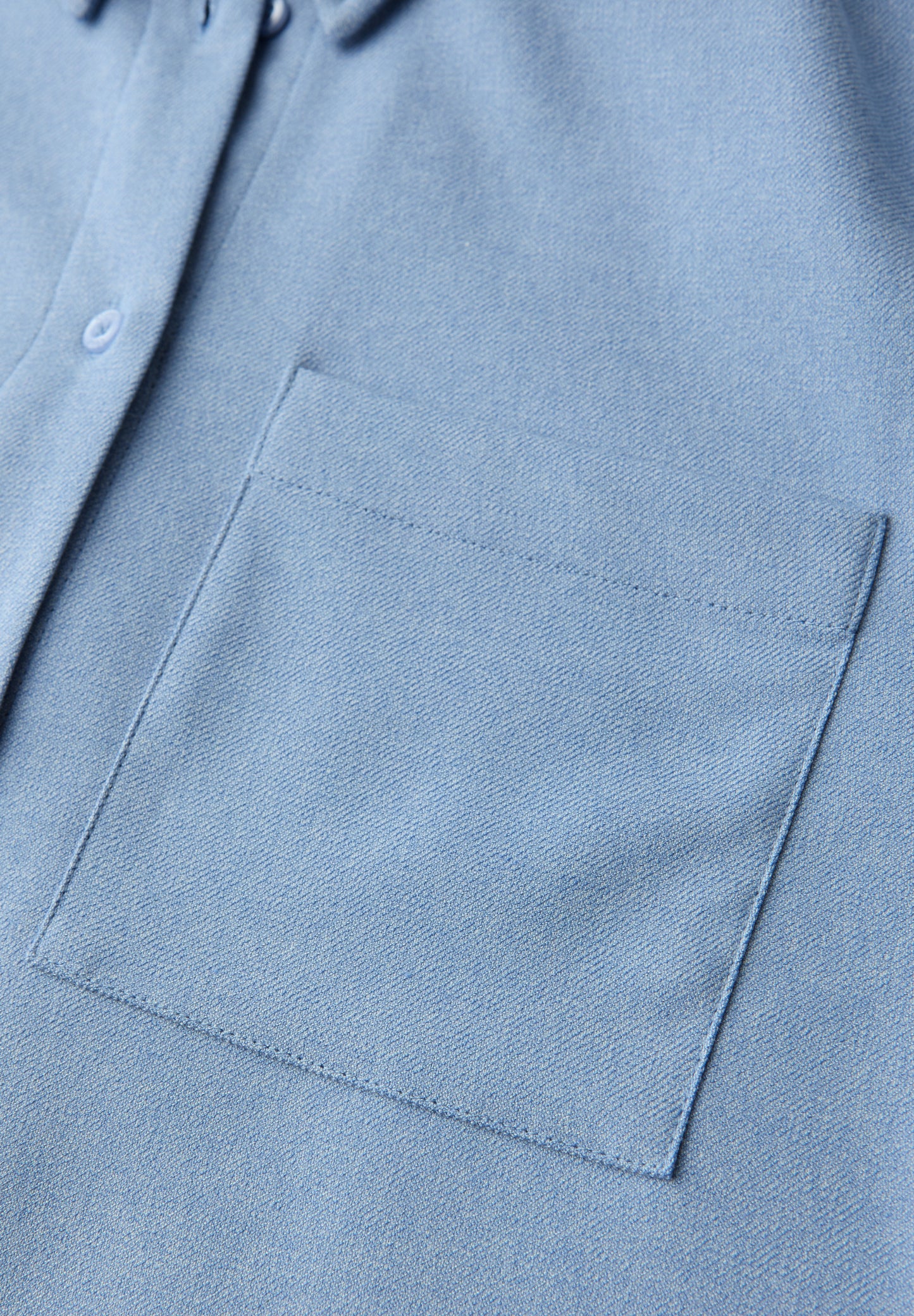 Street One Melange Bluse mit Tape - Farbe: frosted blue mel.