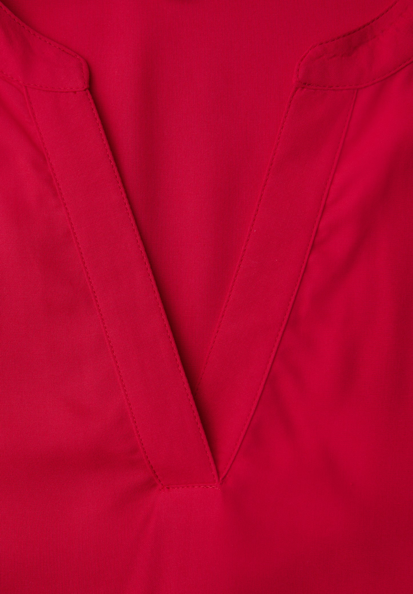 Street One - Kurzarm Bluse mit Turn-Up - Farbe: salsa red