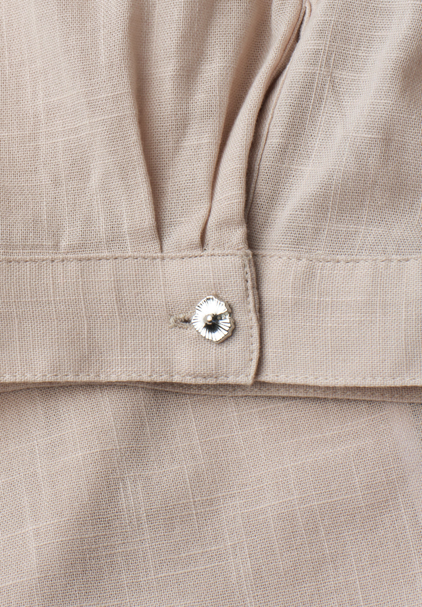 Street One - Kurzarm Hemdbluse in Unifarbe - Farbe: clay sand