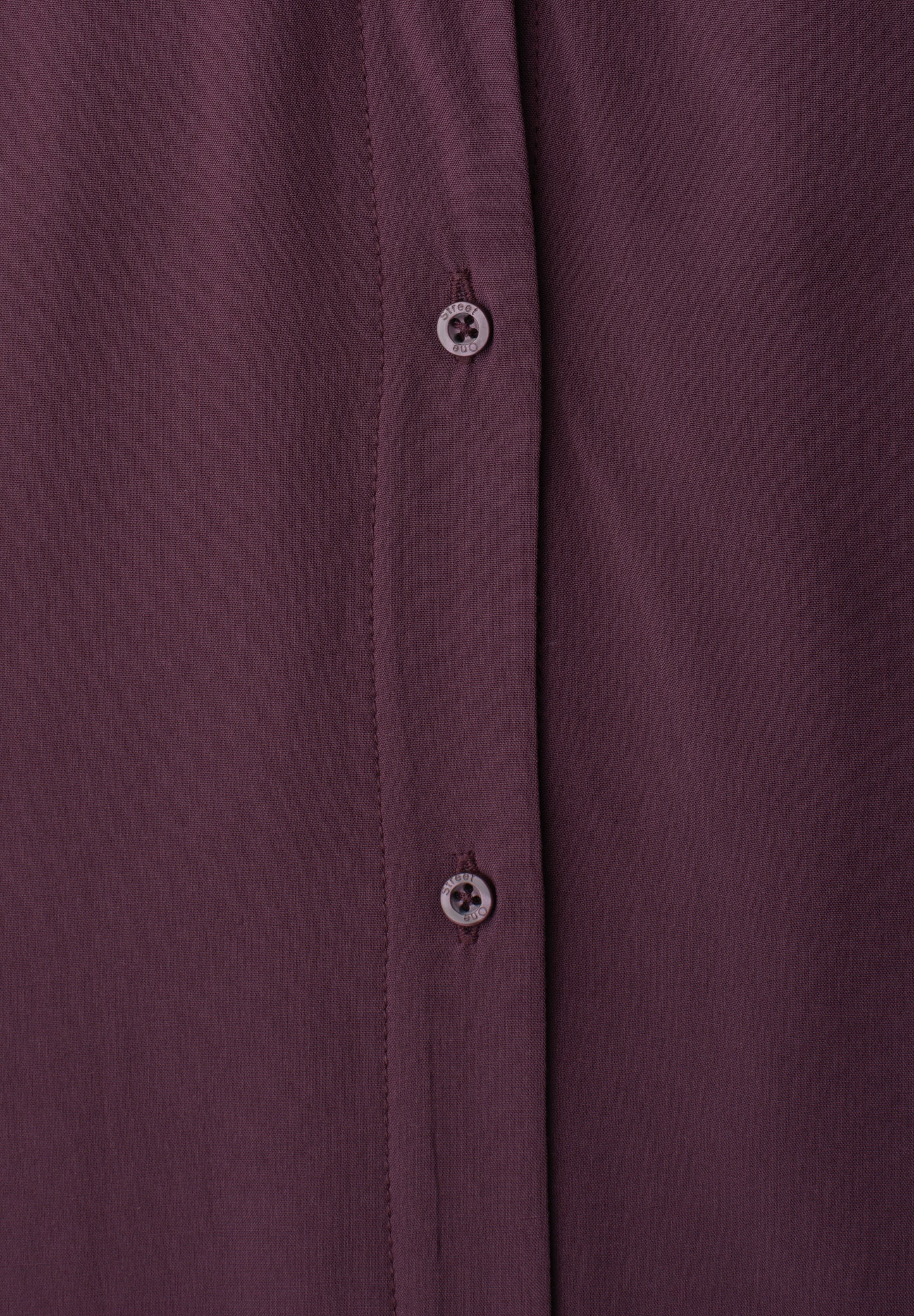 Street One - Blusentop mit Bowling-Kragen und Knoten - Farbe: rustic rouge