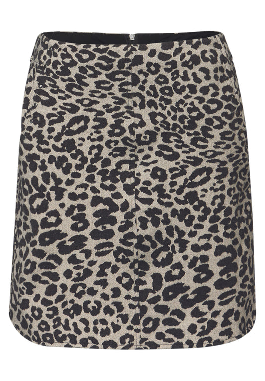 Street One - Rock in Wolloptik mit Nieten - Farbe: soft beige