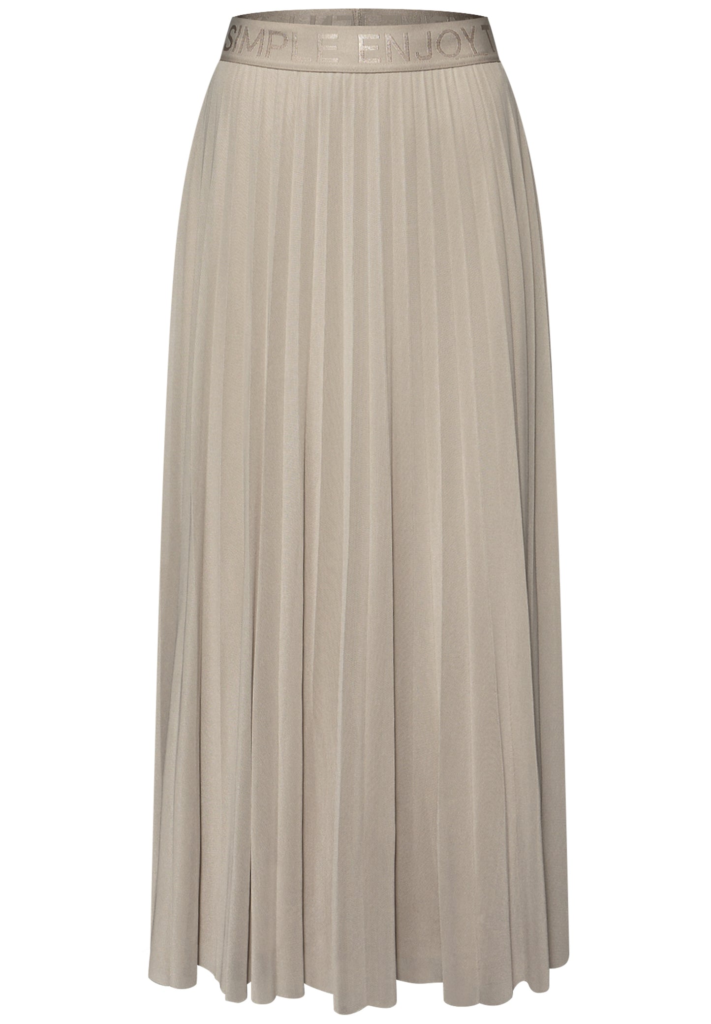 Street One - Midi-Rock aus Mesh - Farbe: timeless beige