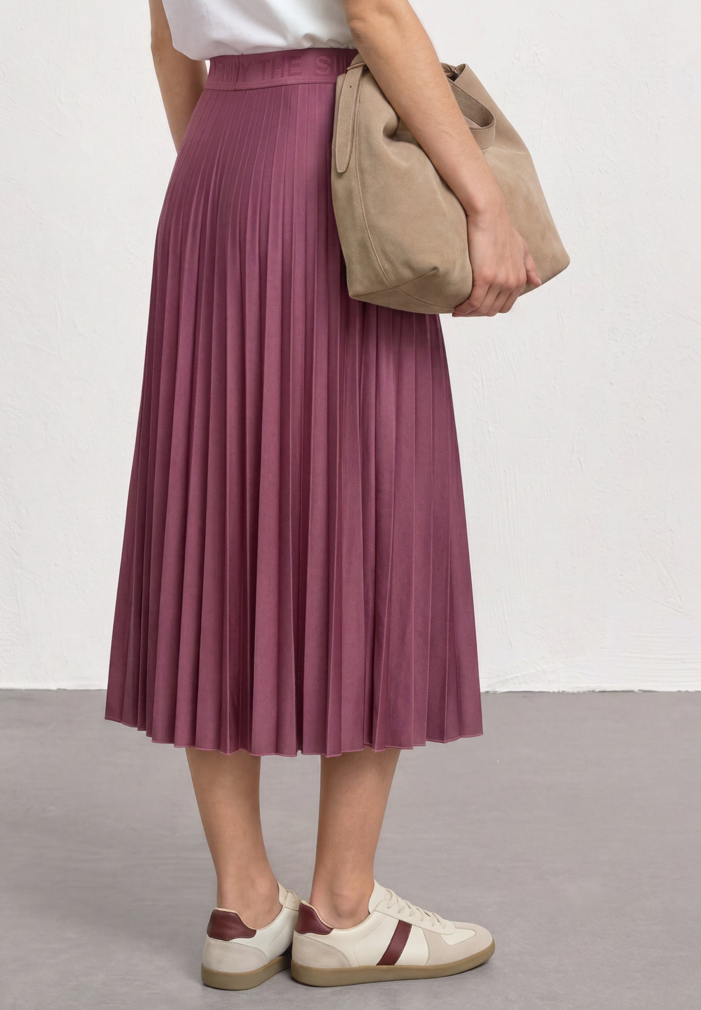 Street One - Midirock mit Struktur - Farbe: dark clouded blush