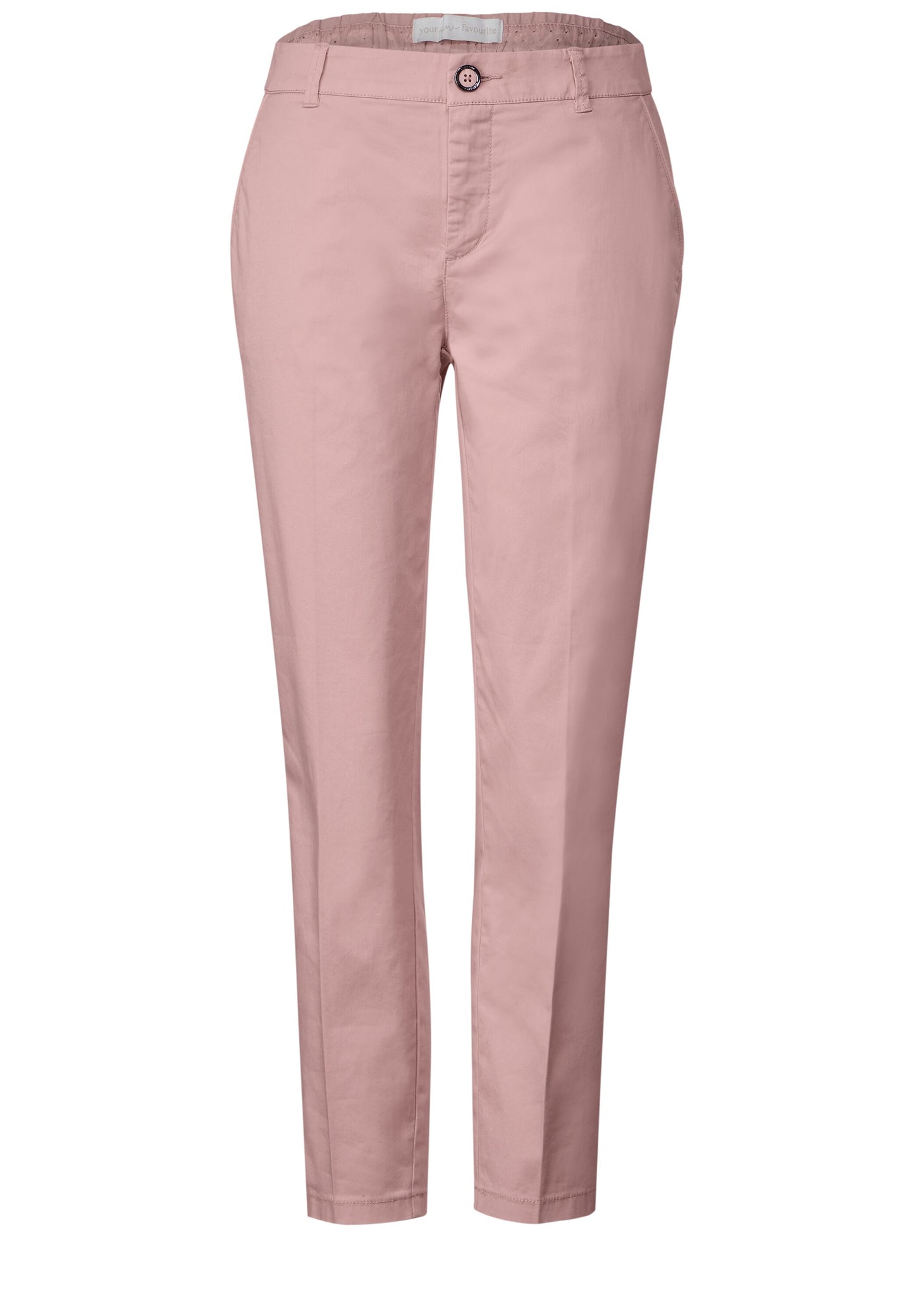 Street One - Casual Fit Chinohose - rosa