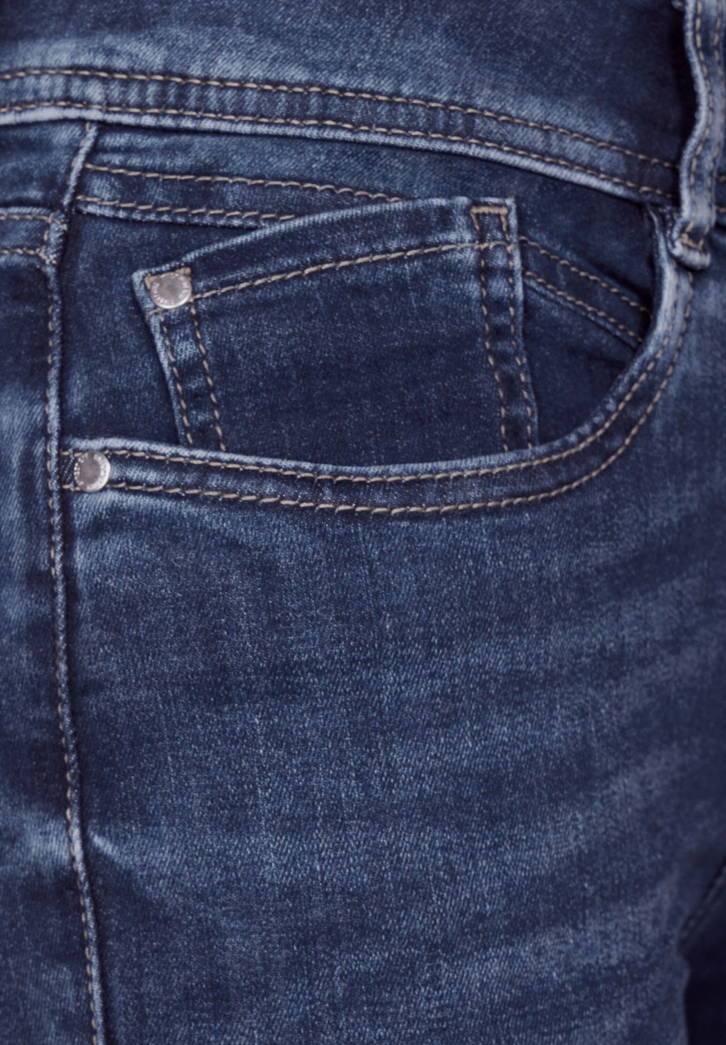 Street One - Slim Fit indigo Jeans - blau