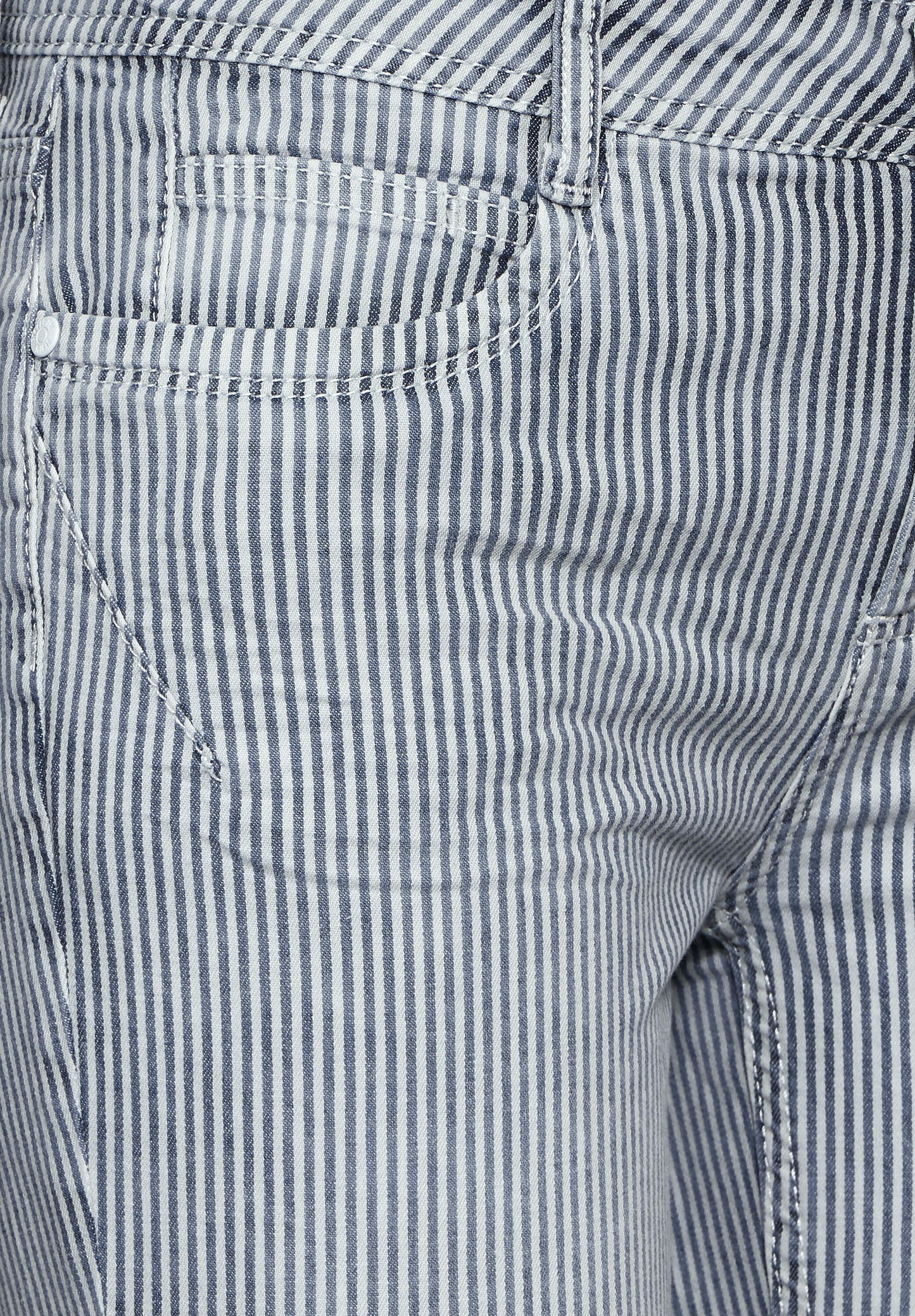 Street One - Gestreifte 7/8 Jeans - stripe soft washed
