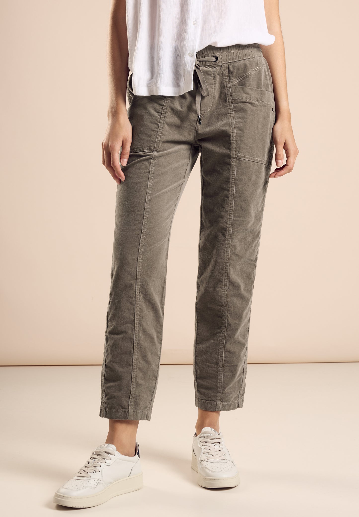 Street One Hose im Casual Fit - Farbe: sand