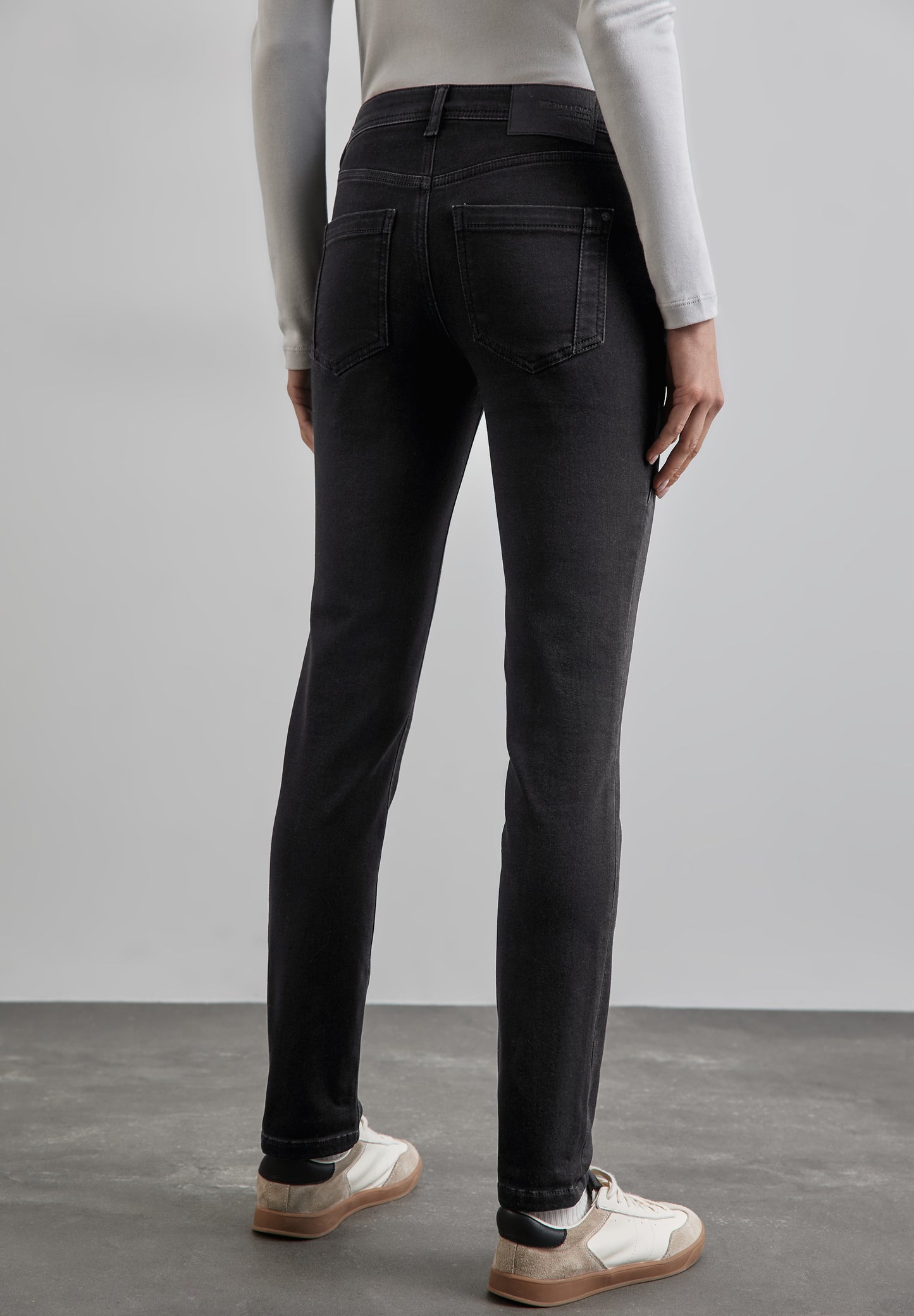 Street One Thermo Jeans - Farbe: black slightly washed