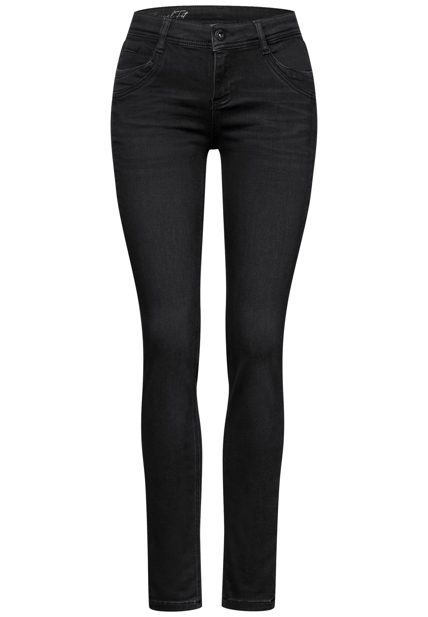 Street One Thermo Jeans - Farbe: black slightly washed