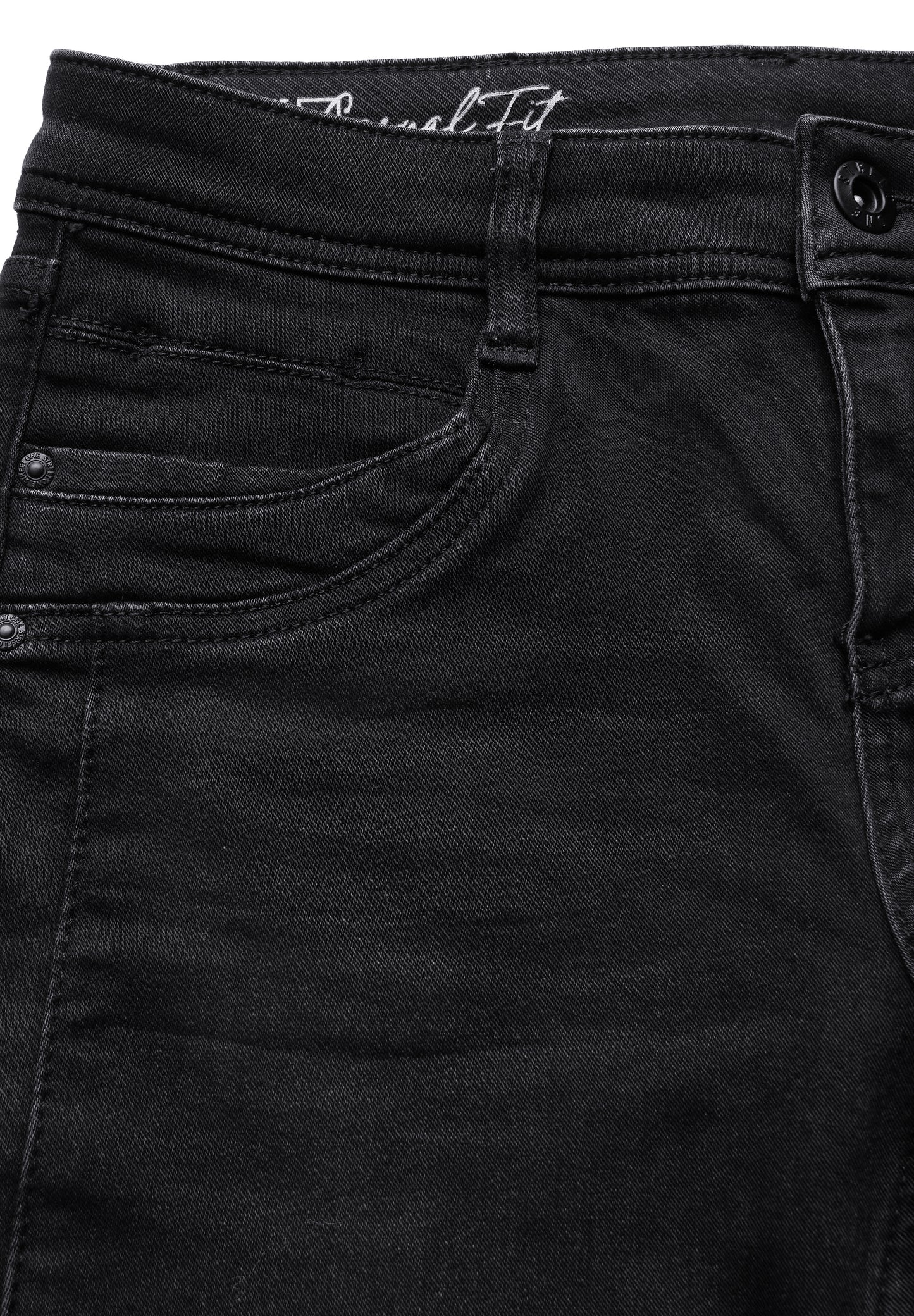 Street One Thermo Jeans - Farbe: black slightly washed