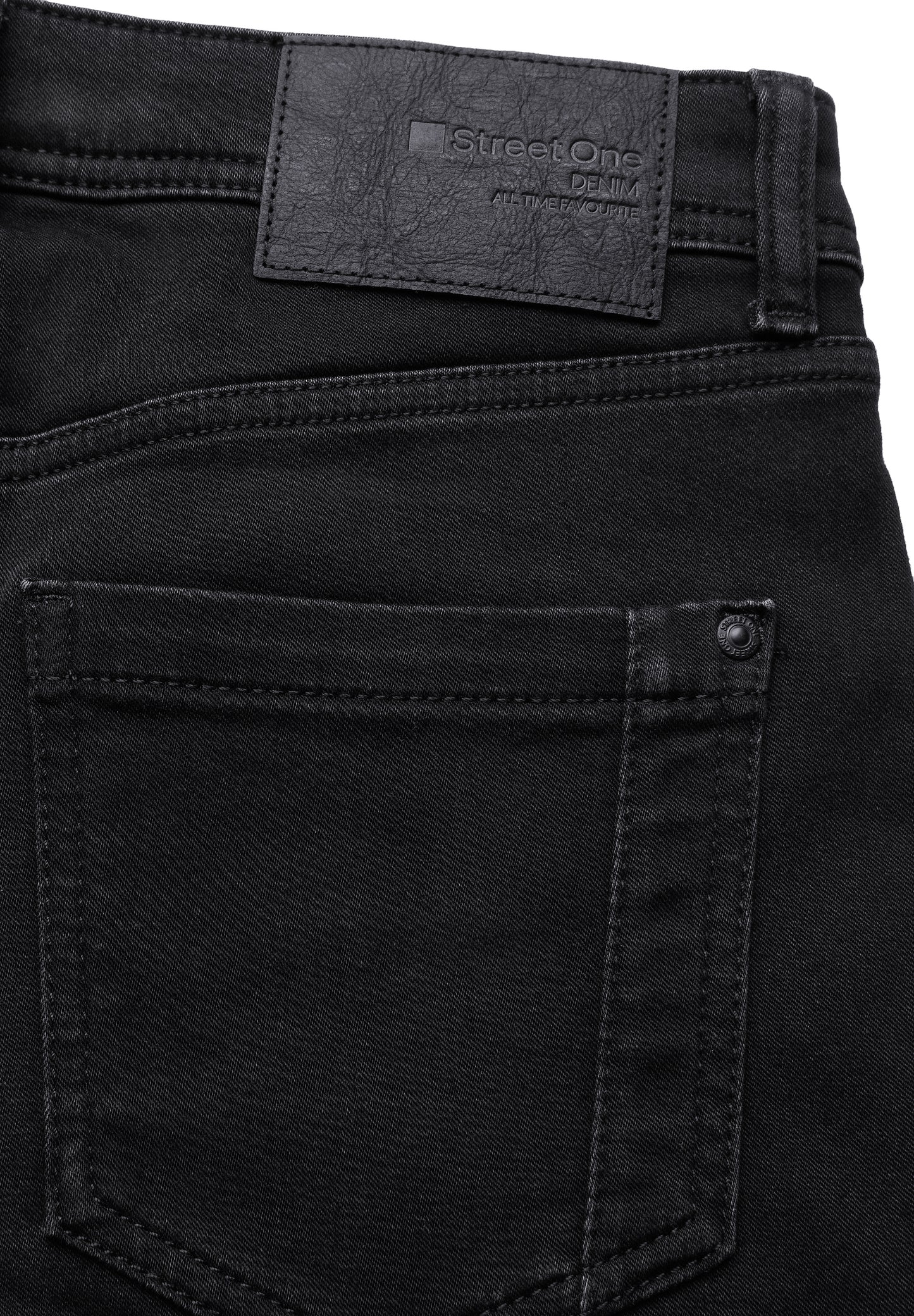 Street One Thermo Jeans - Farbe: black slightly washed