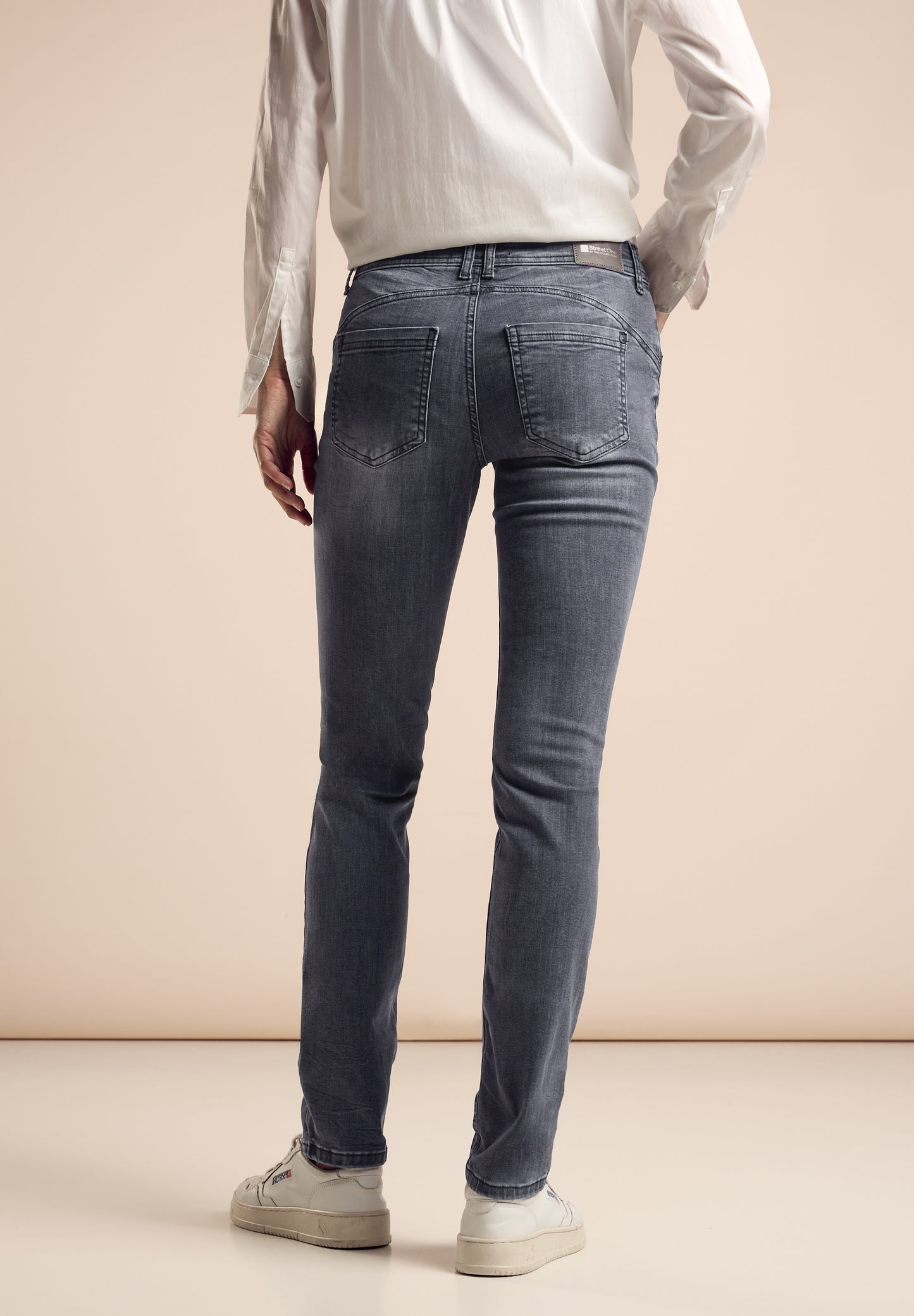 Street One Jeans im Casual Fit - Farbe: grau