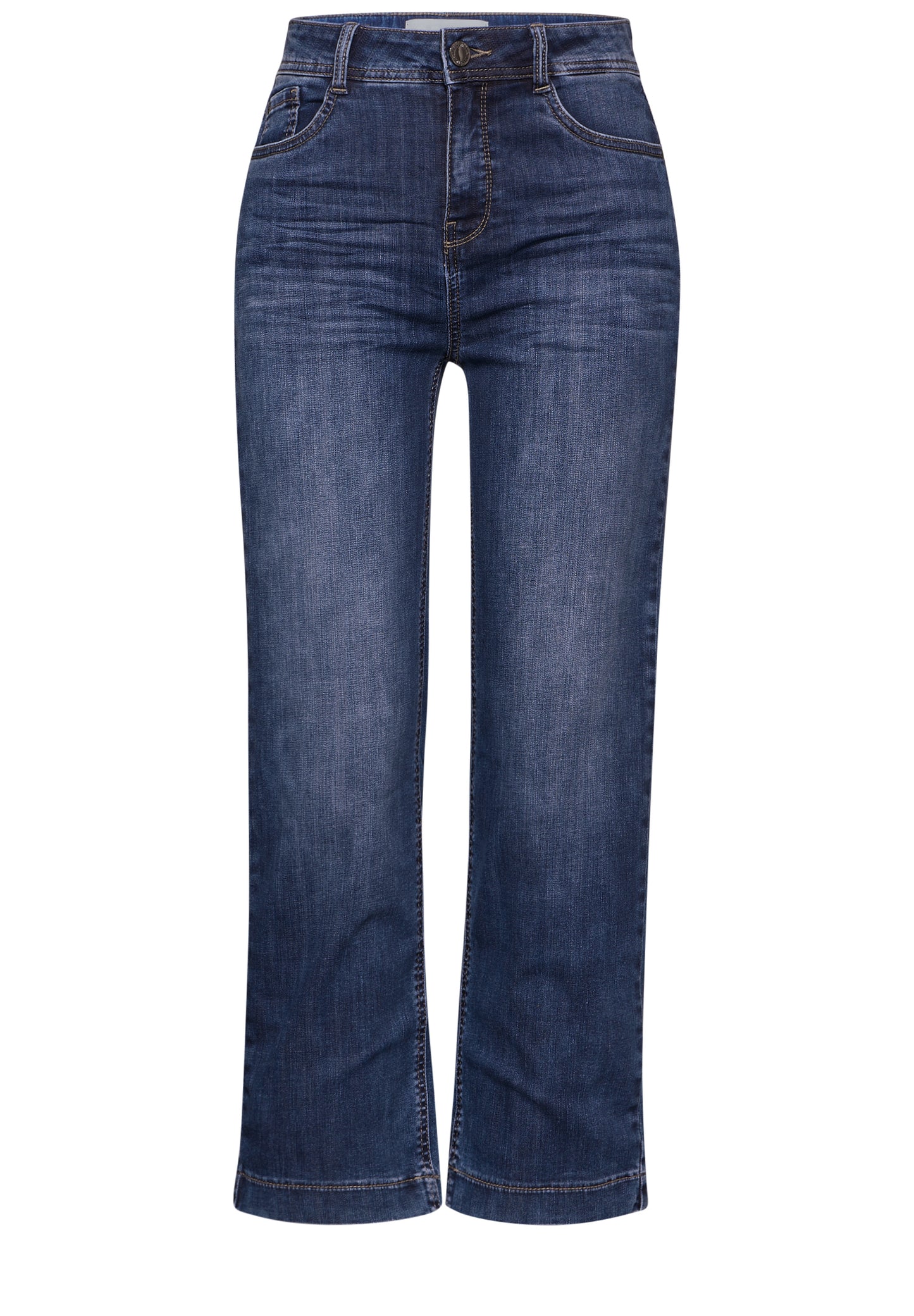 Street One Jeans mit Straight Legs - Farbe: authentic indigo wash