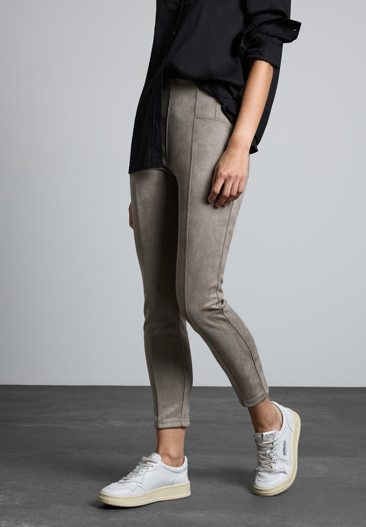 Street One Hose im Verlours-Look - Farbe: beige