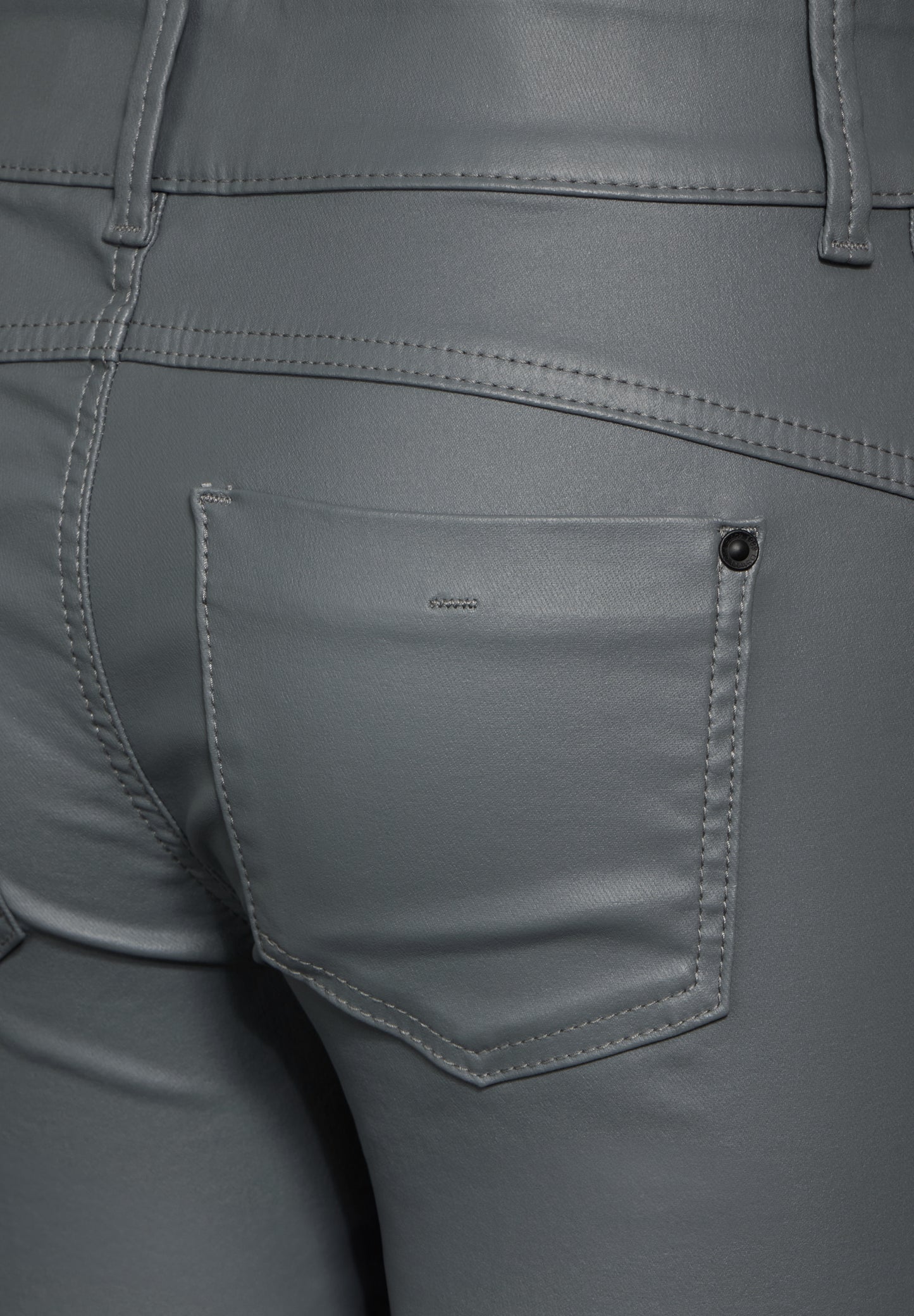 Street One Beschichtete Hose - Farbe: grau