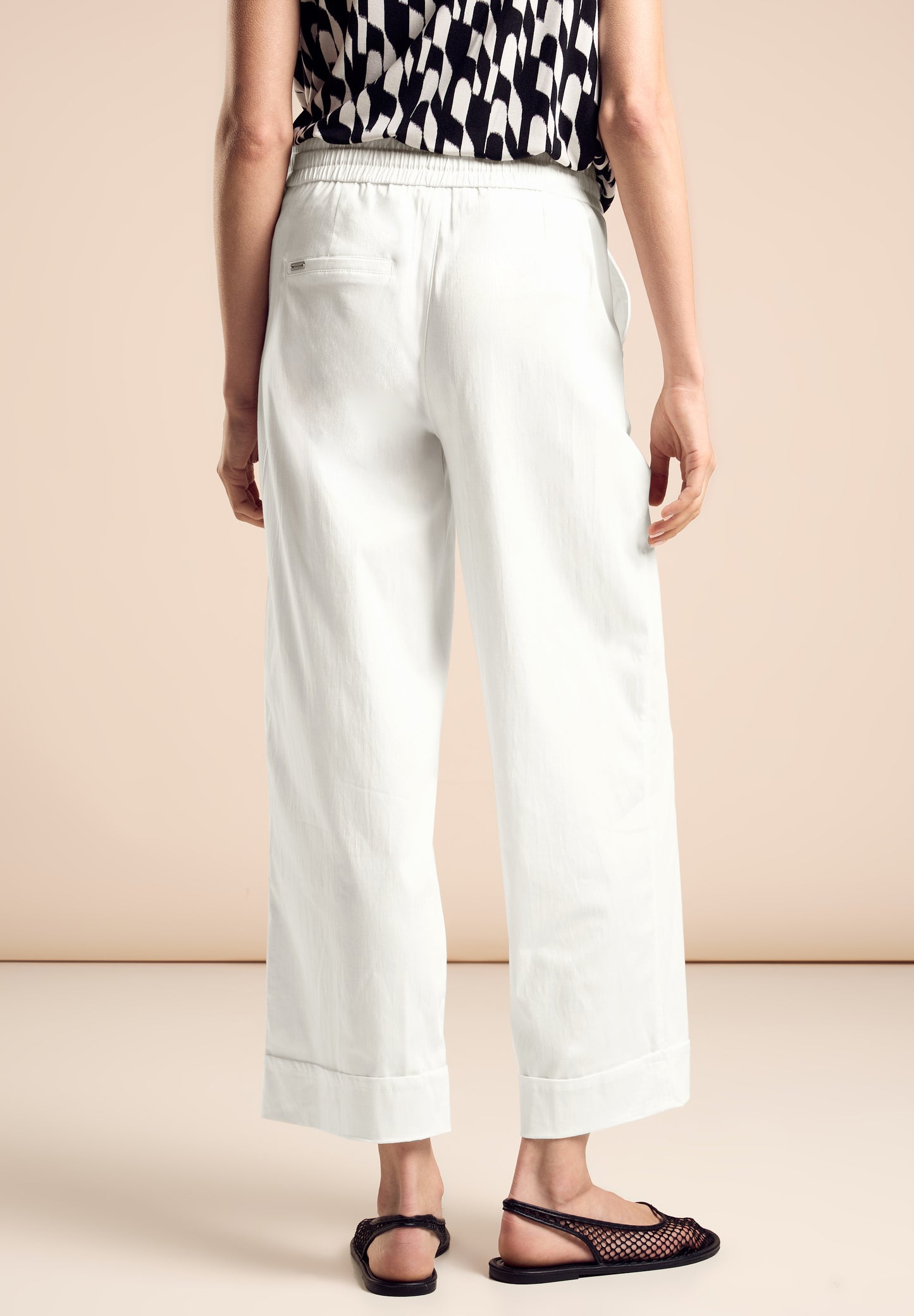 Street One Hose im Casual Fit - Farbe: off white