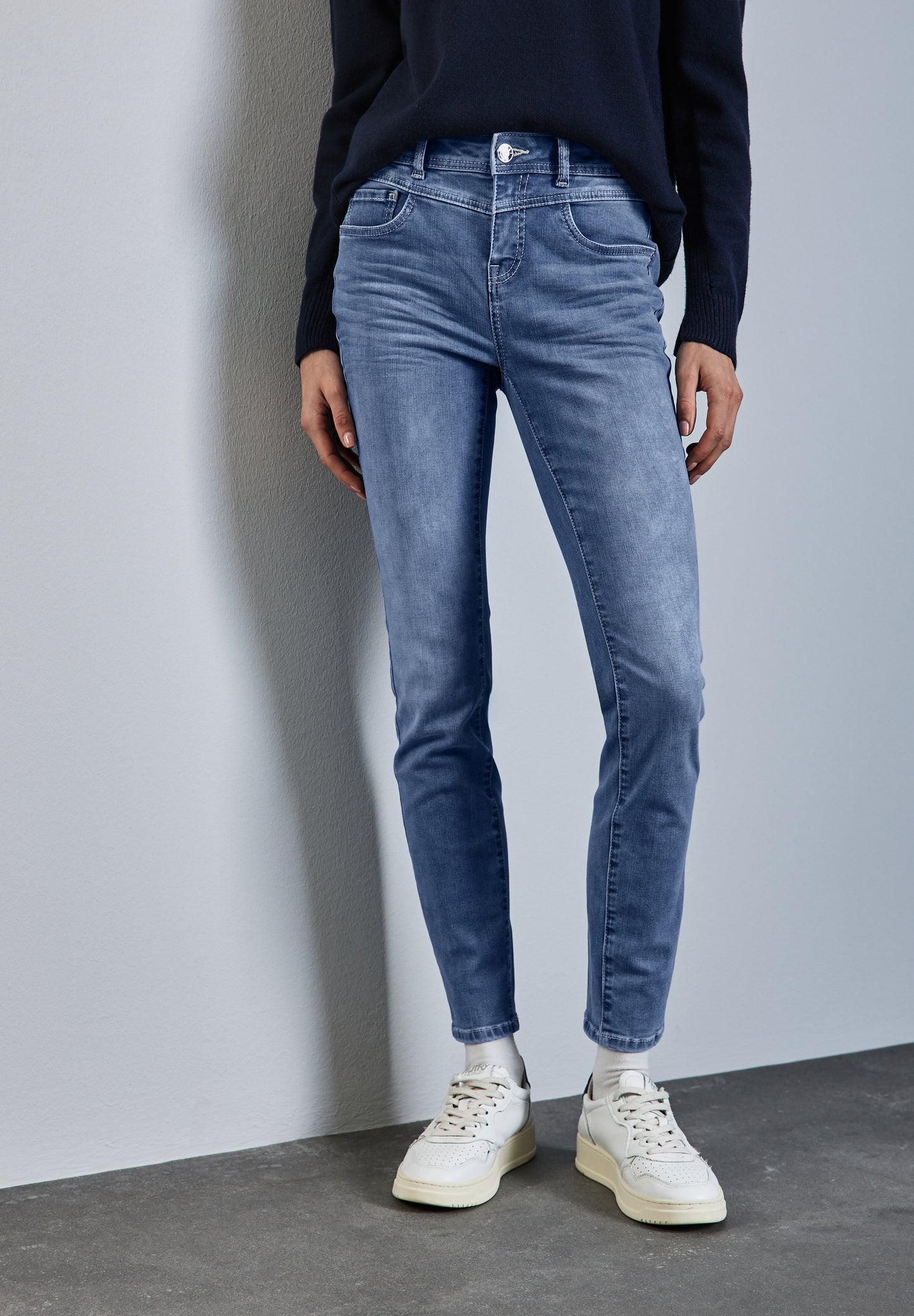 Street One Jeans Hose - Farbe: Light Blue Wash