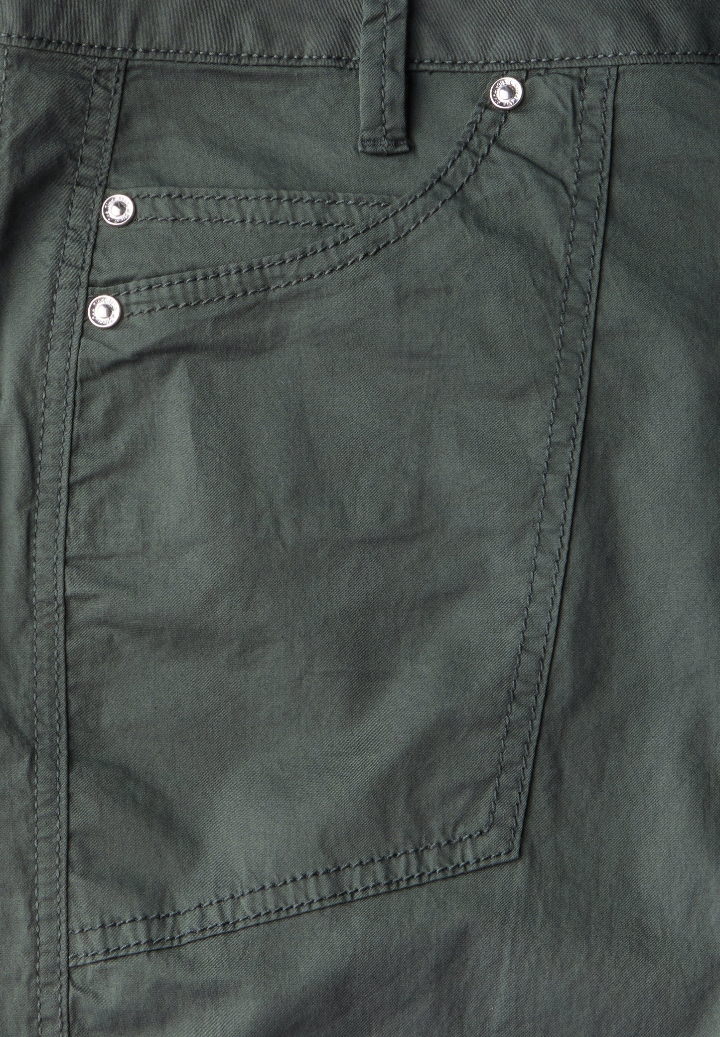 Street One Bermuda mit Turn-Up - Farbe: marshy green