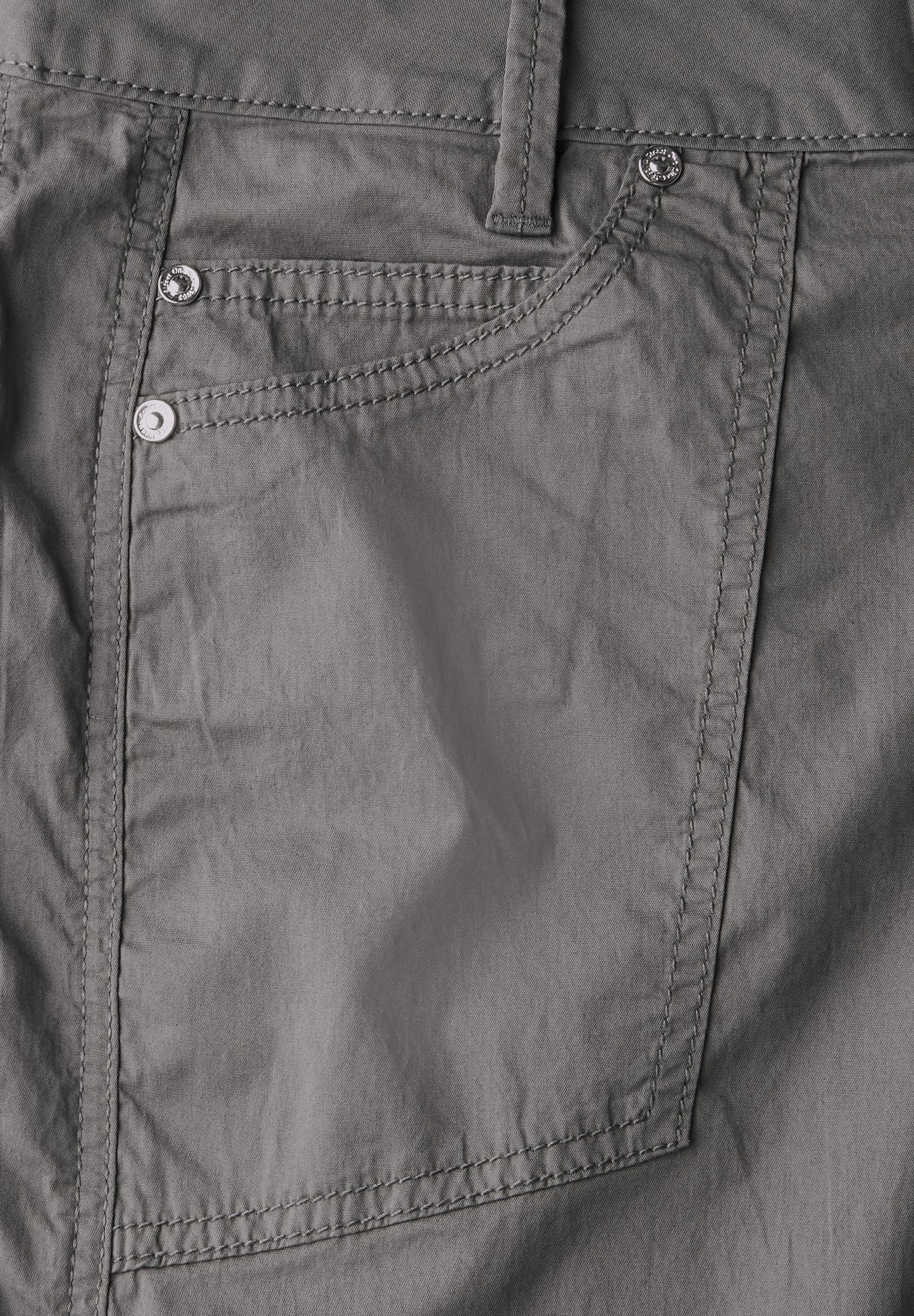 Street One Bermuda mit Turn-Up - Farbe: overcast grey