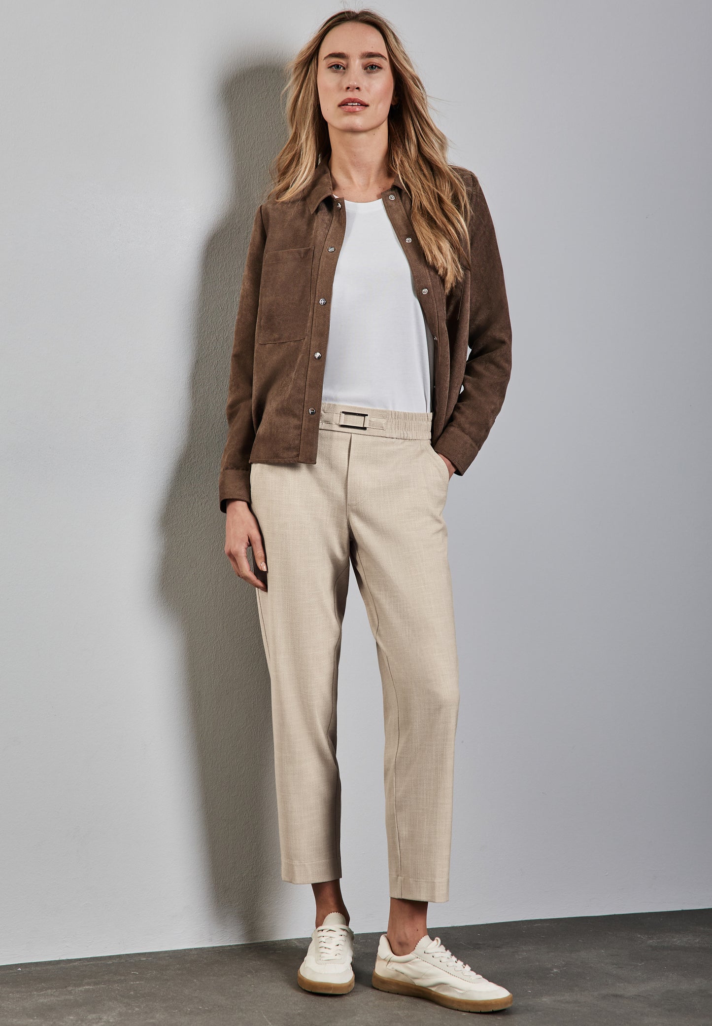 Street One Casual Fit Hose - Farbe: sheer beige mel.