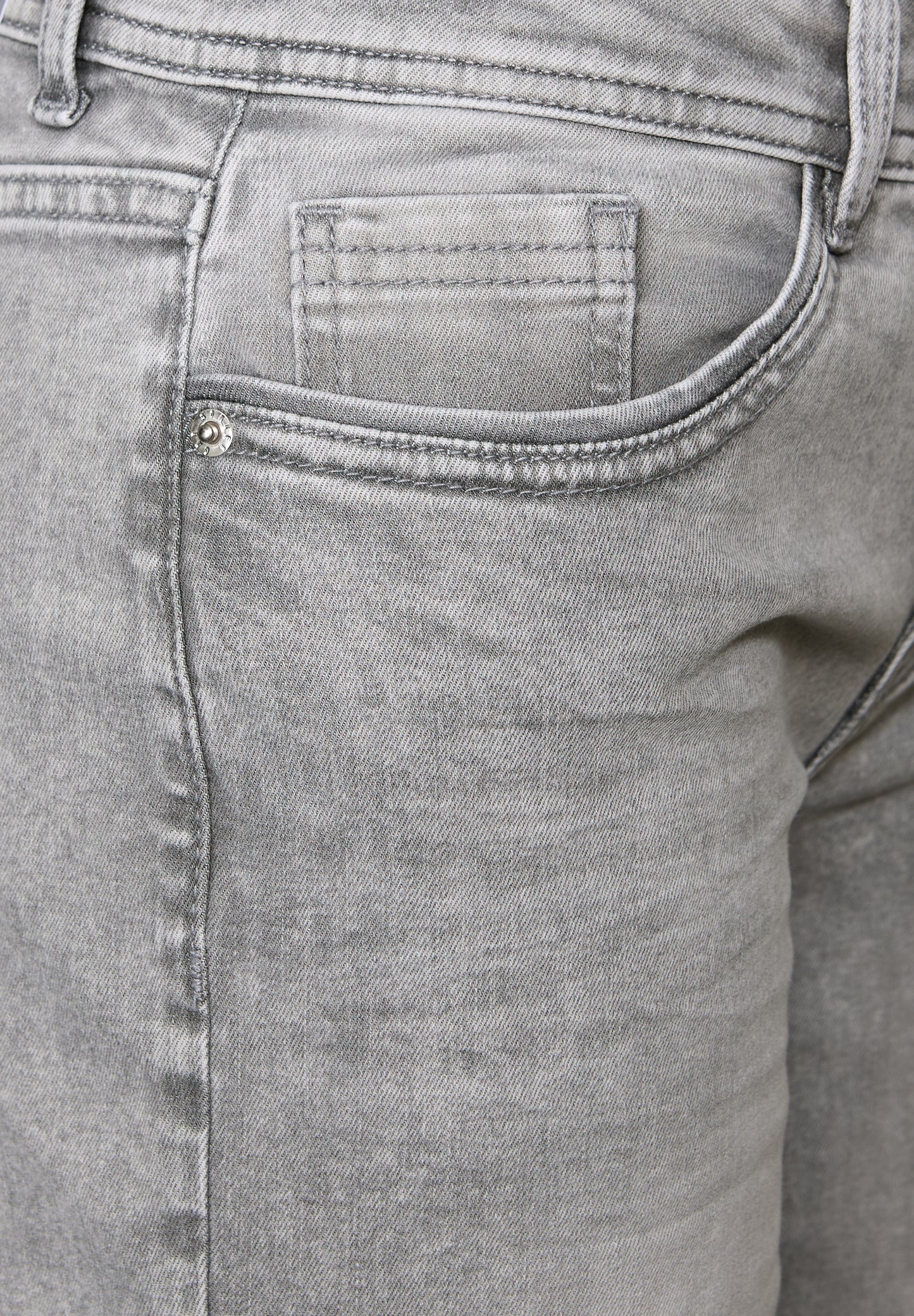 Street One Straight Leg Jeans - Farbe: light ice grey washed