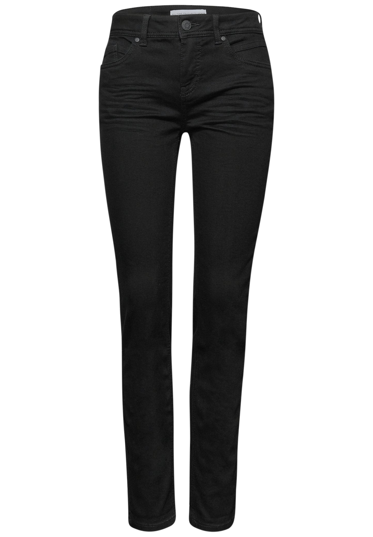 Street One Casual Fit Jeans - Farbe: black clean washed