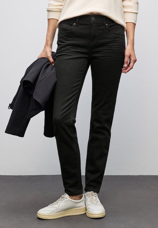 Street One Casual Fit Jeans - Farbe: black clean washed