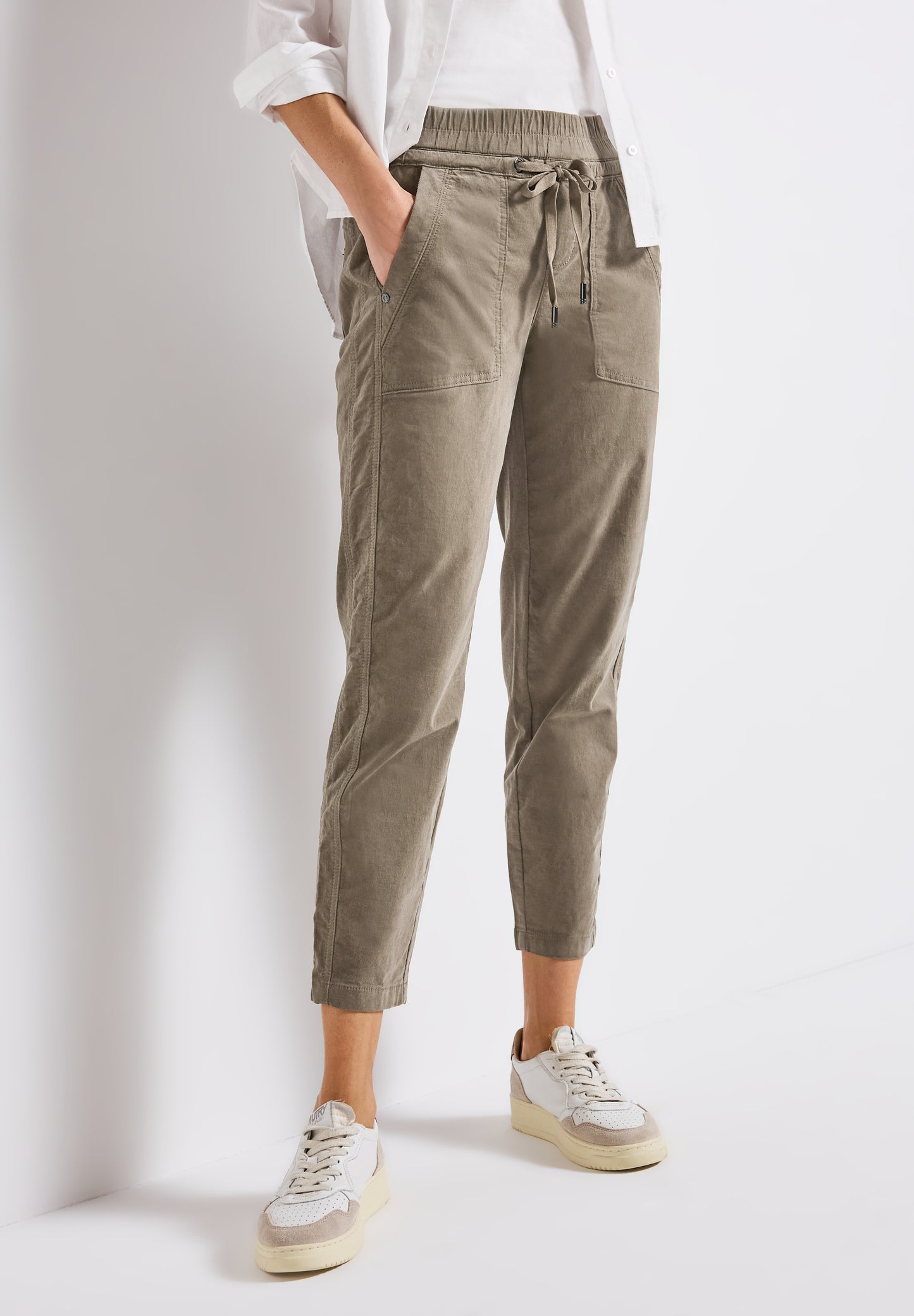 Street One Loose Fit Cordhose - Farbe: bark brown
