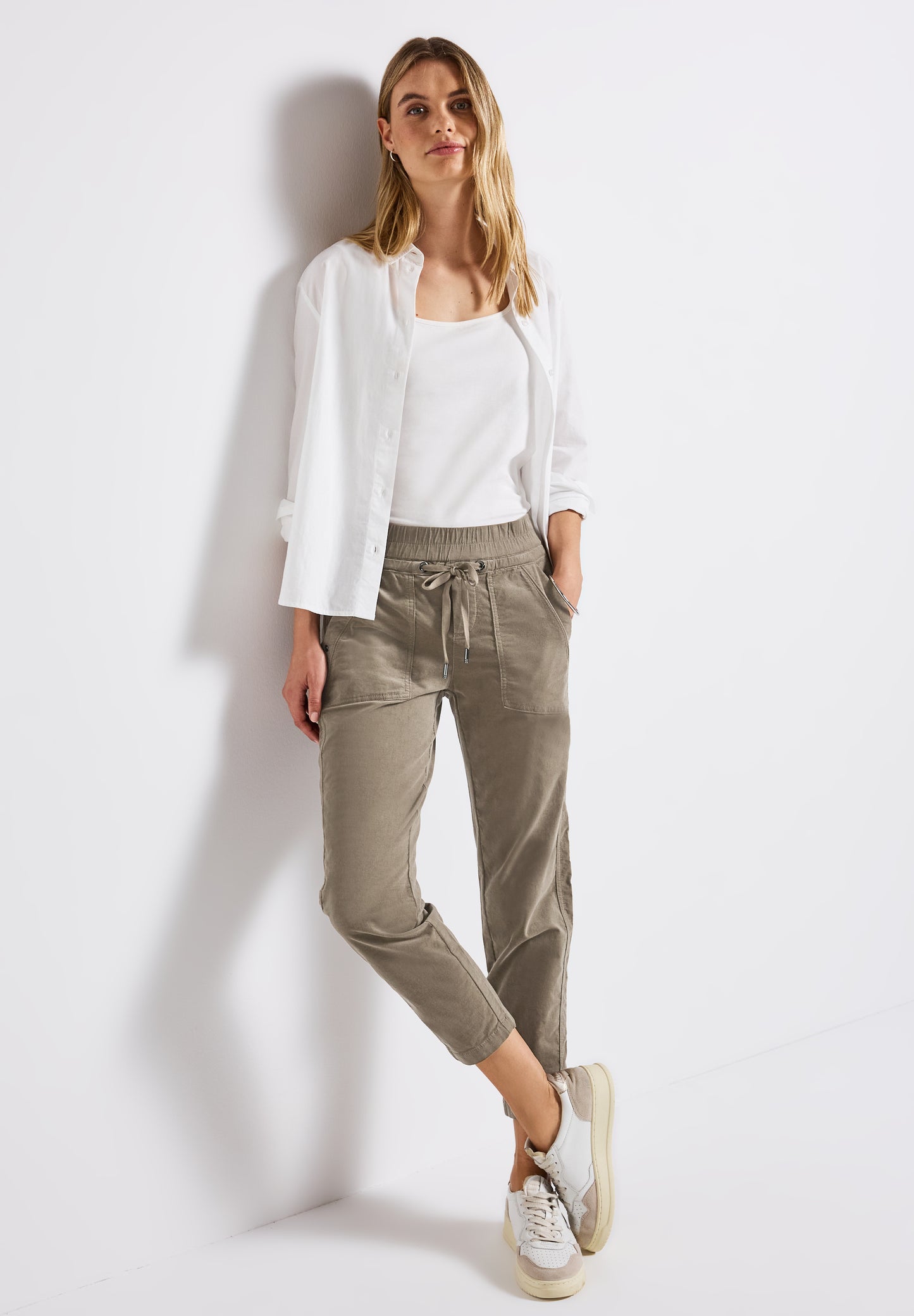 Street One Loose Fit Cordhose - Farbe: bark brown