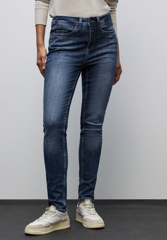 Street One Slim Fit Jeans - Farbe: Dark Blue Random