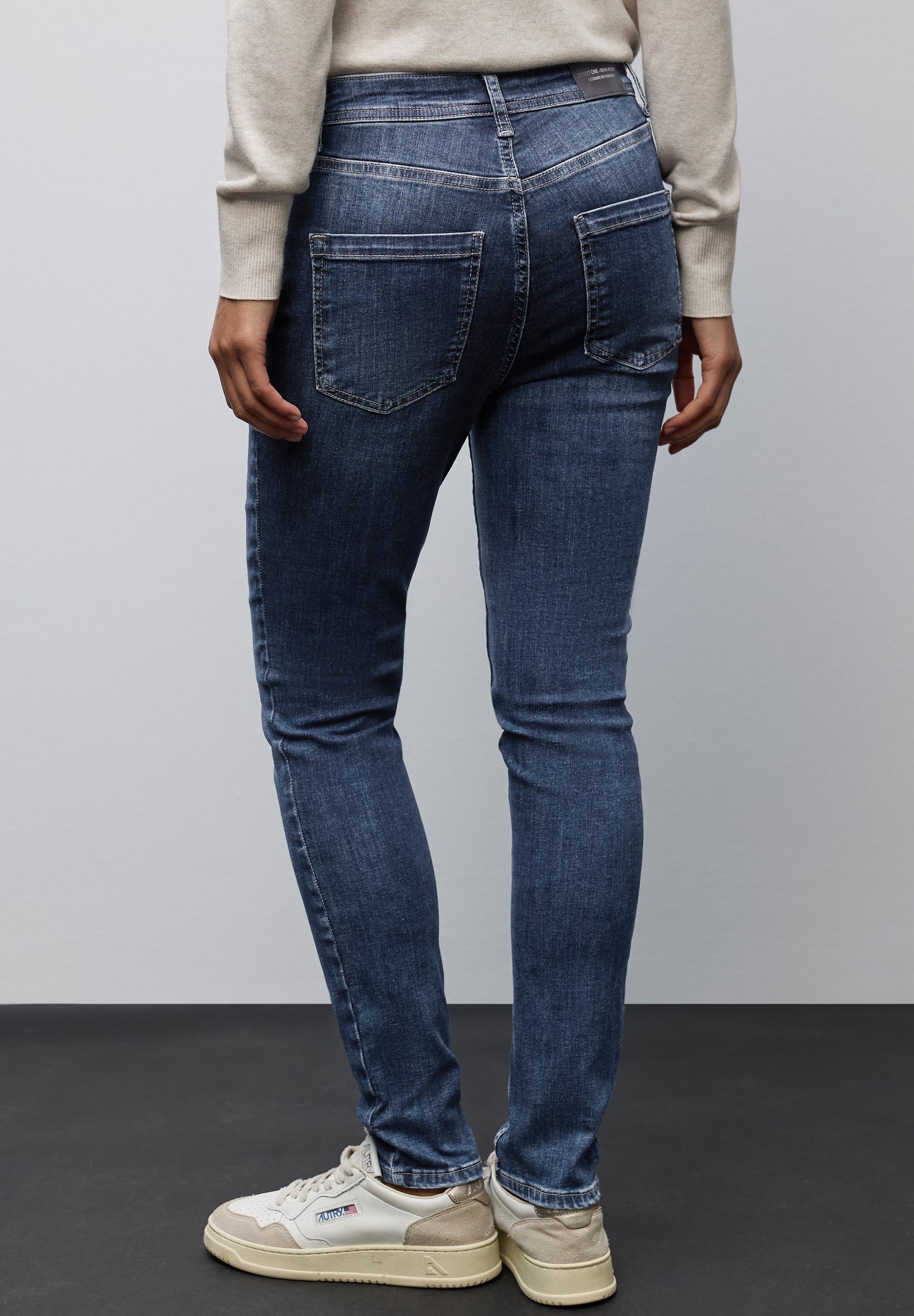 Street One Slim Fit Jeans - Farbe: Dark Blue Random