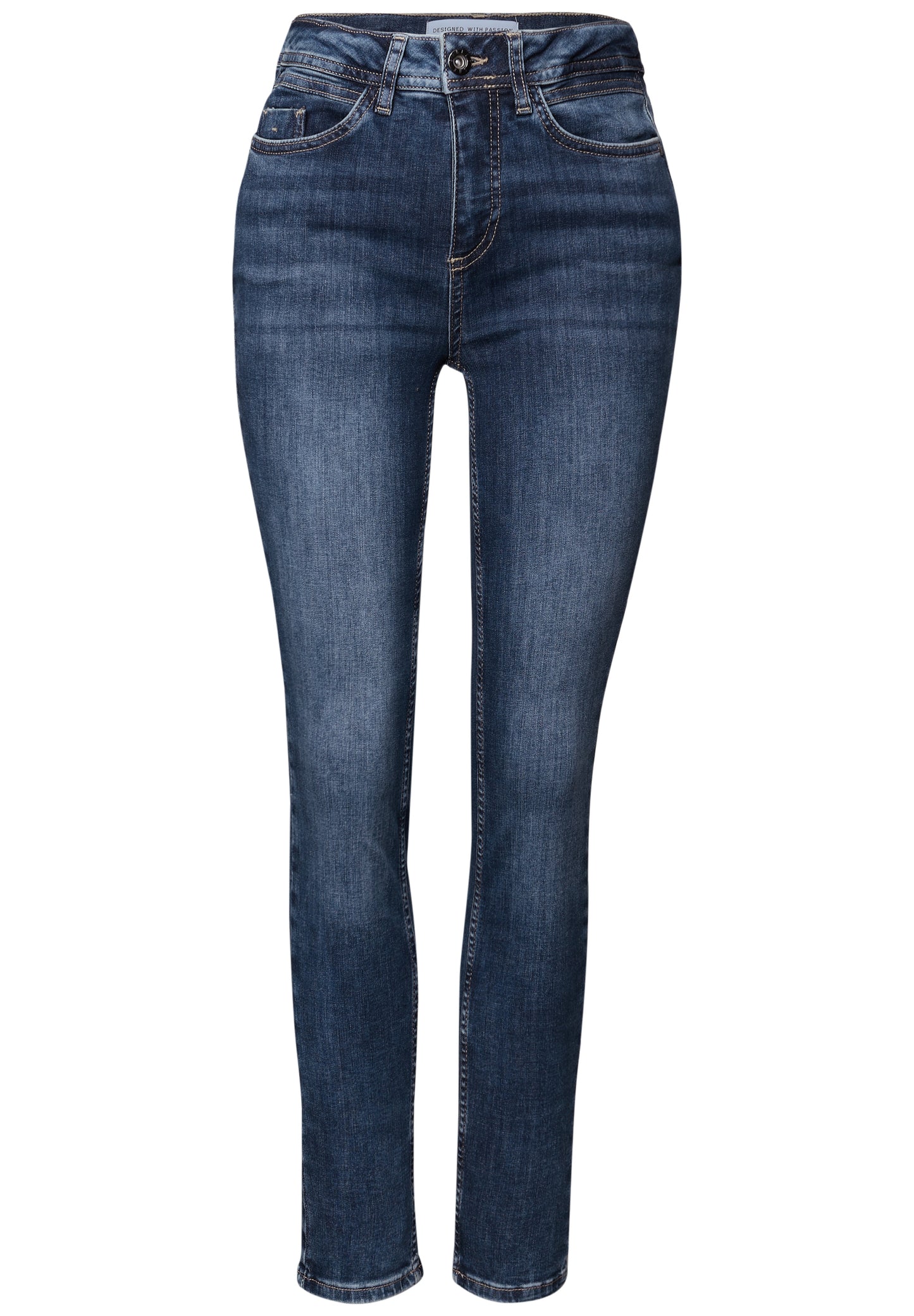 Street One Slim Fit Jeans - Farbe: Dark Blue Random