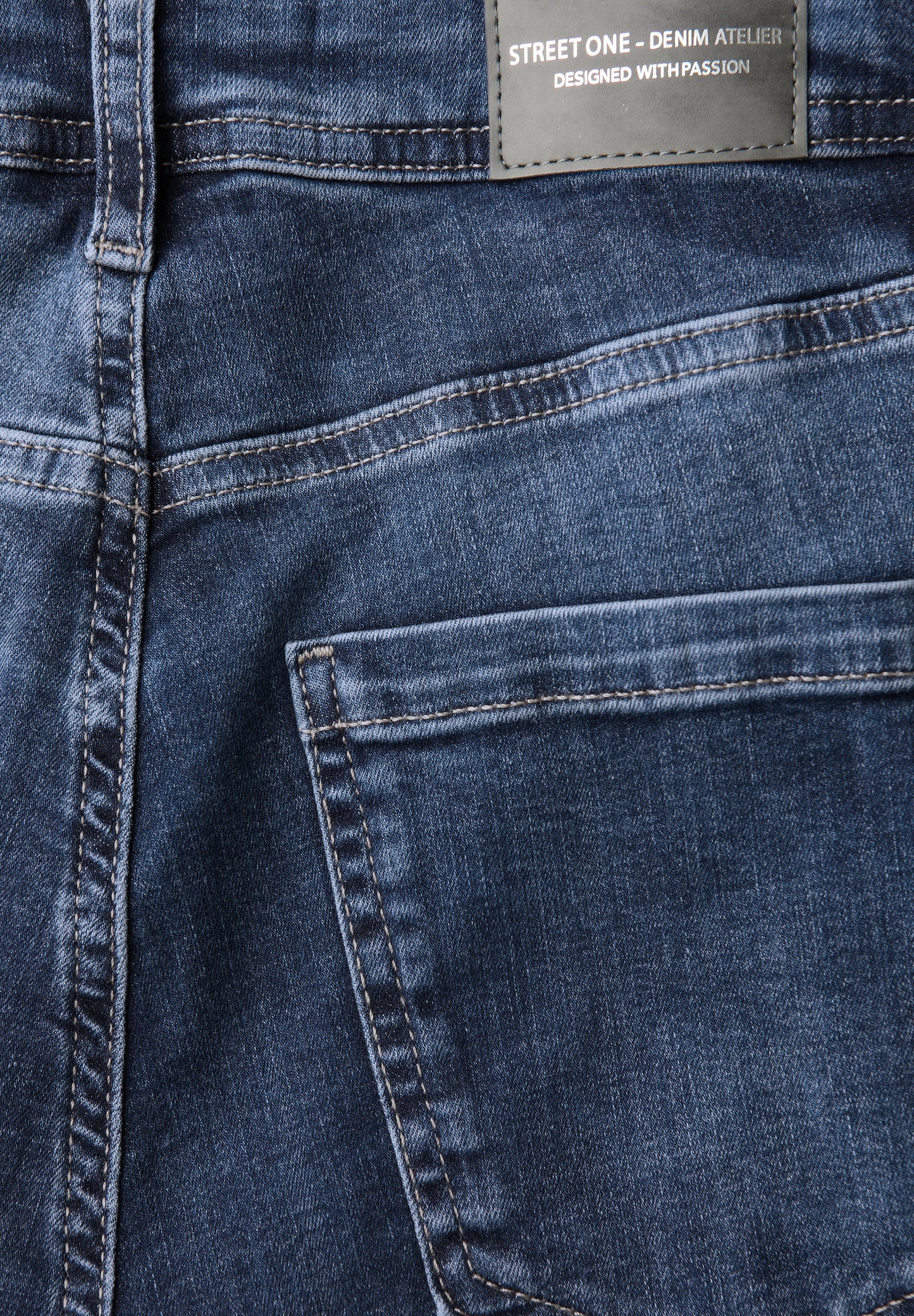 Street One Slim Fit Jeans - Farbe: Dark Blue Random