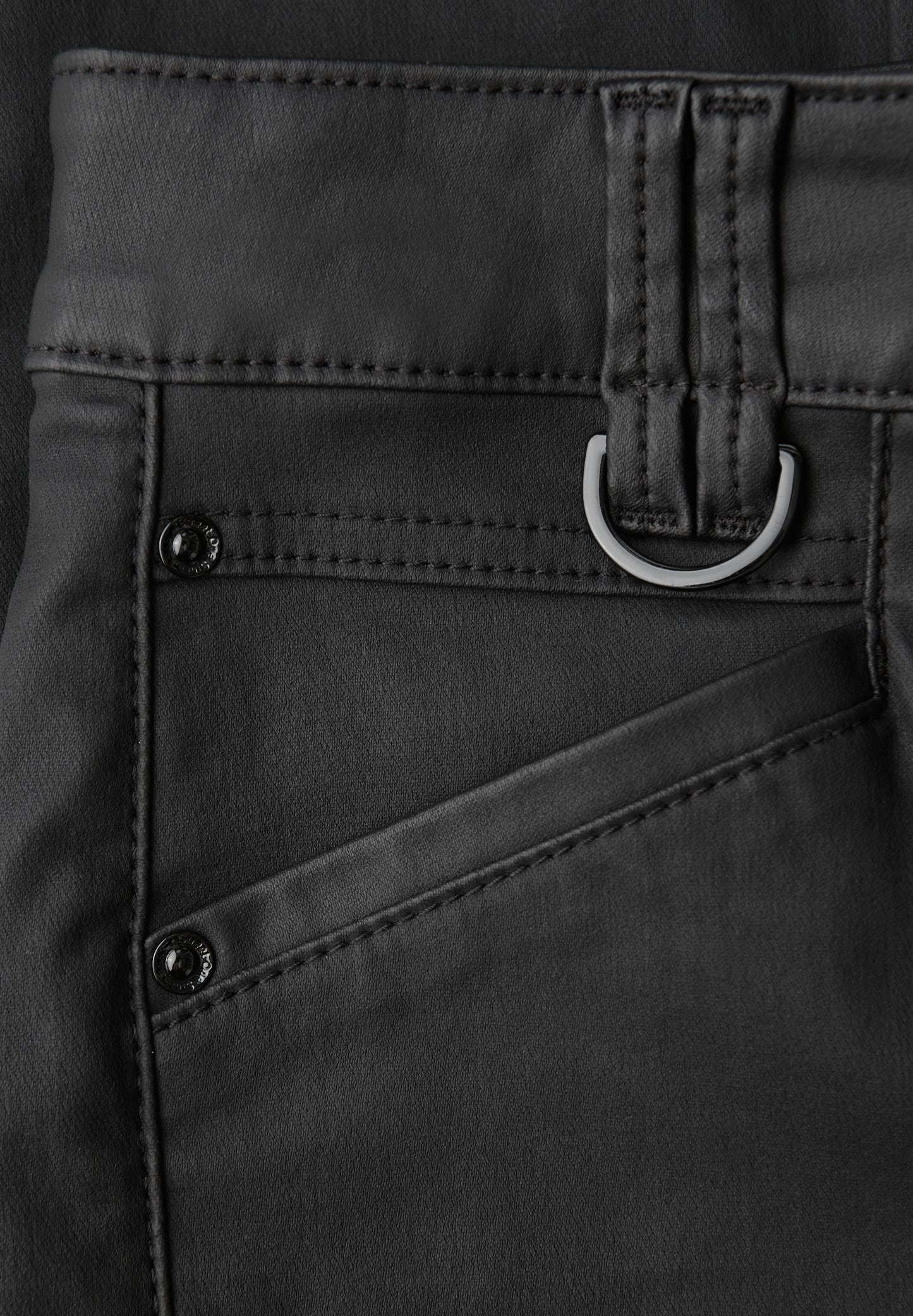 Street One Slim Fit Coated Hose - Farbe: Black
