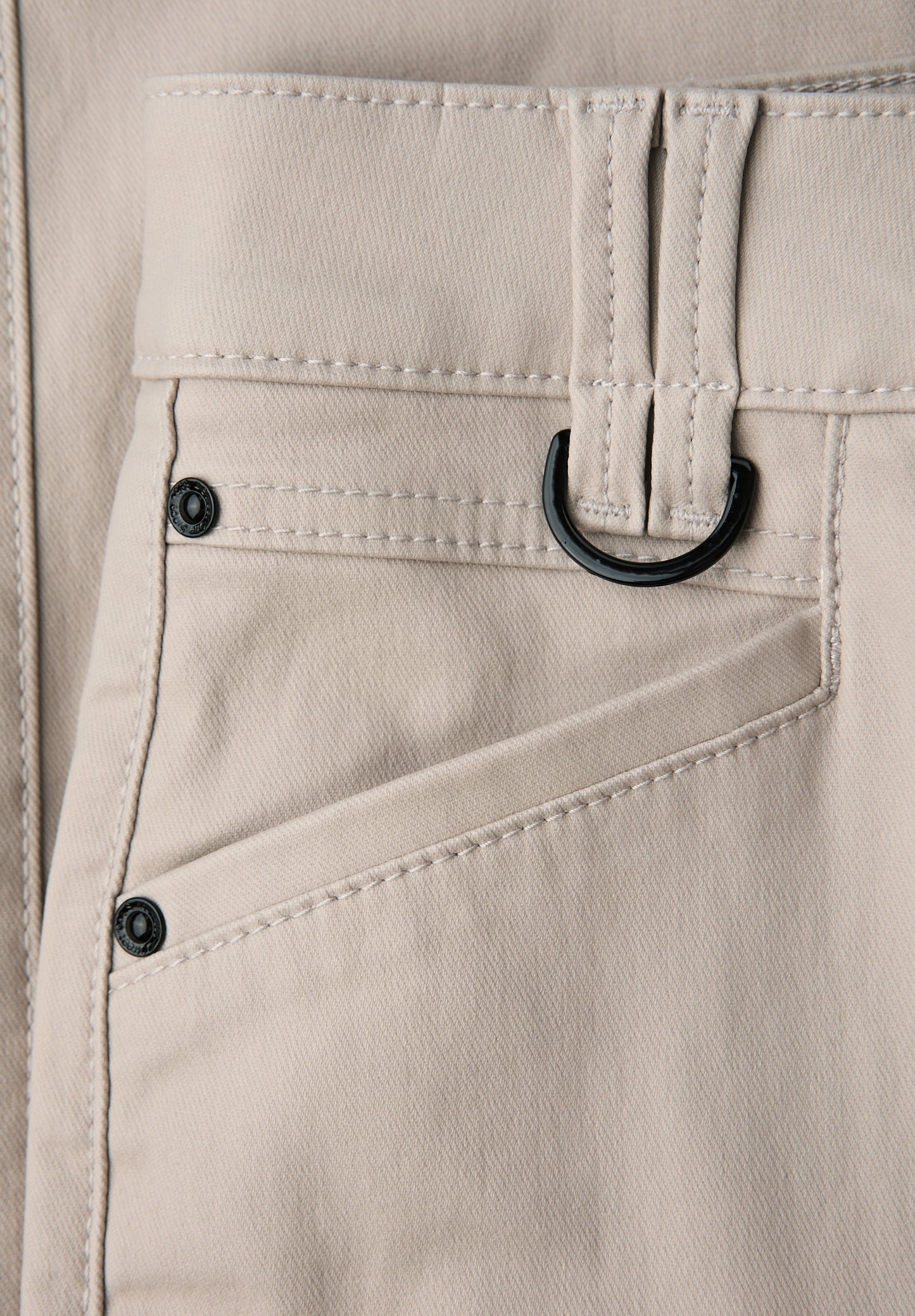 Street One Slim Fit Coated Hose - Farbe: dark moonstone sand