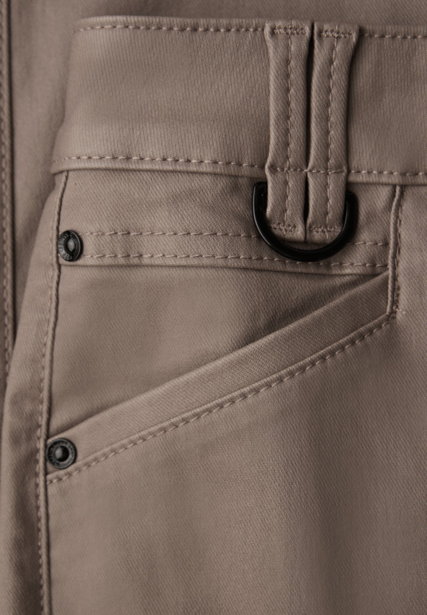 Street One Slim Fit Coated Hose - Farbe: silk brown