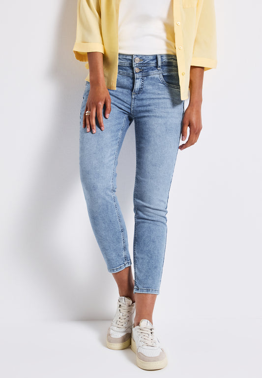 Street One 7/8 Slim Fit Jeans - Farbe: Light Blue Wash