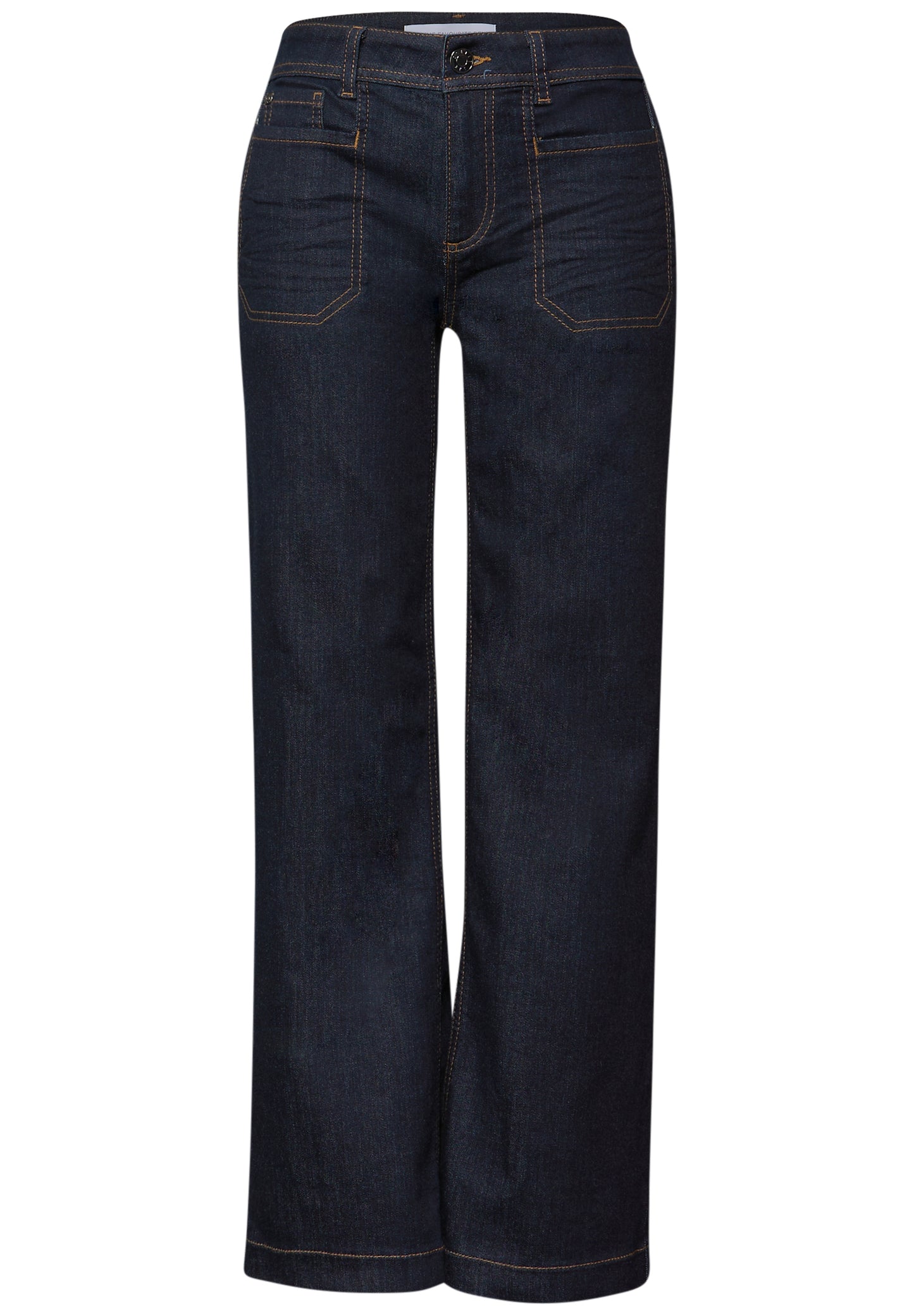 Street One Rinsed Wide Leg Jeans - Farbe: rinsed wash