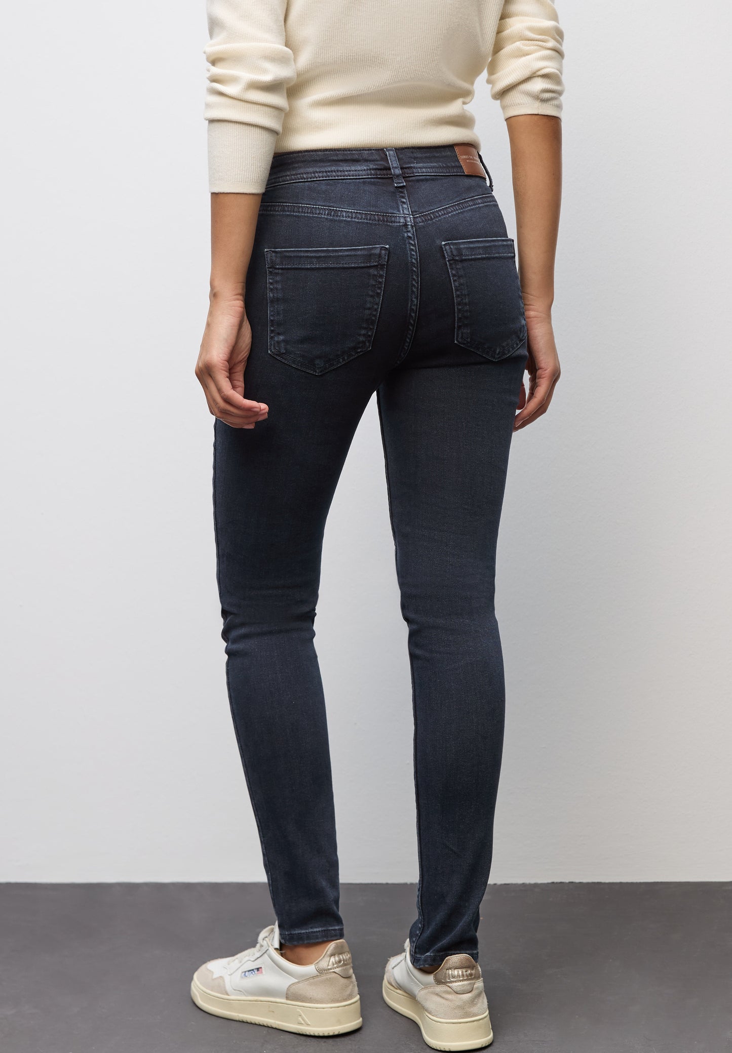 Street One Slim Fit Jeans - Farbe: blue black washed