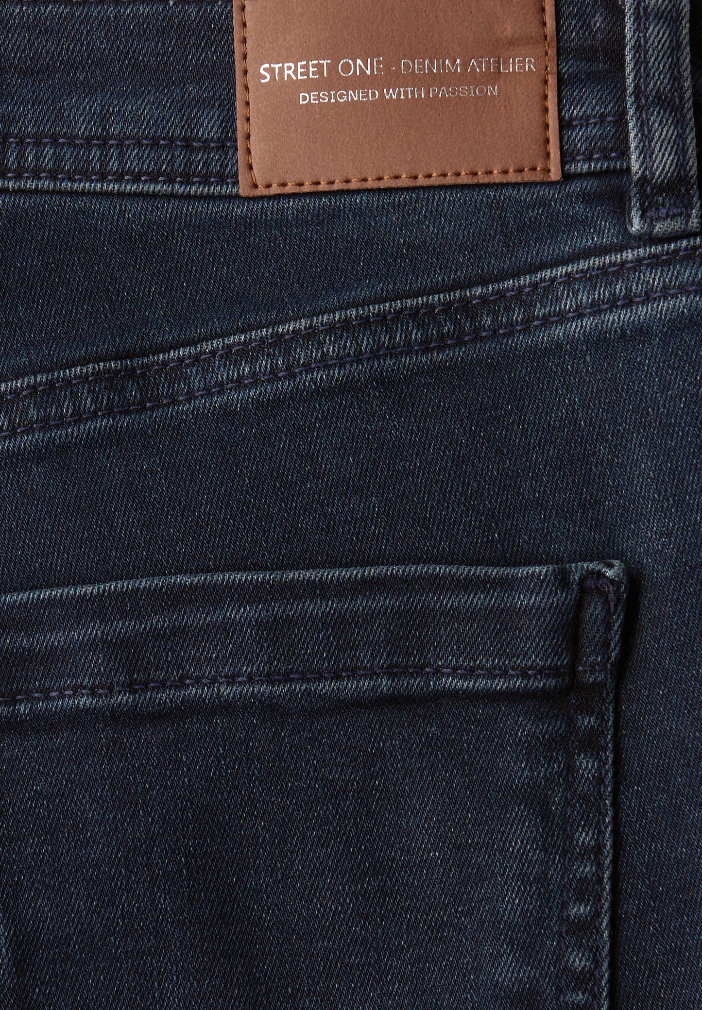 Street One Slim Fit Jeans - Farbe: blue black washed