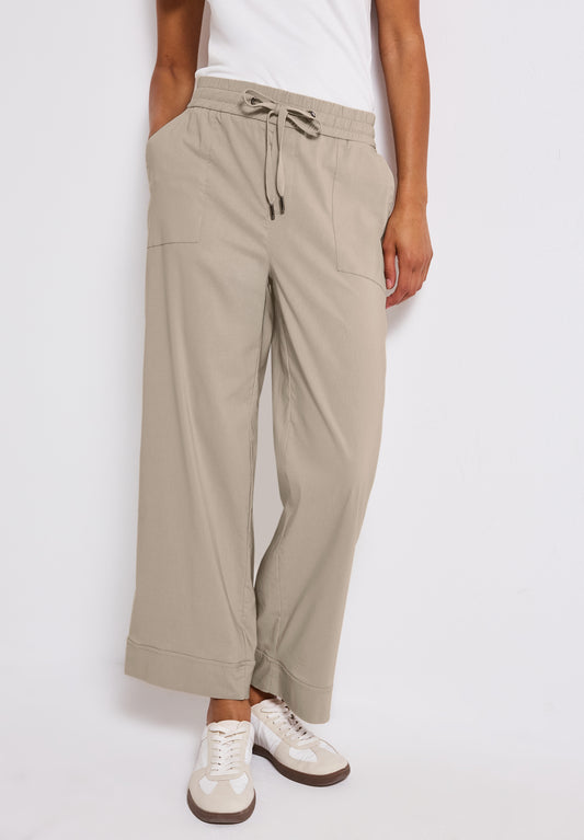 Street One Casual Fit Hose mit Turn-Up - Farbe: morning beige