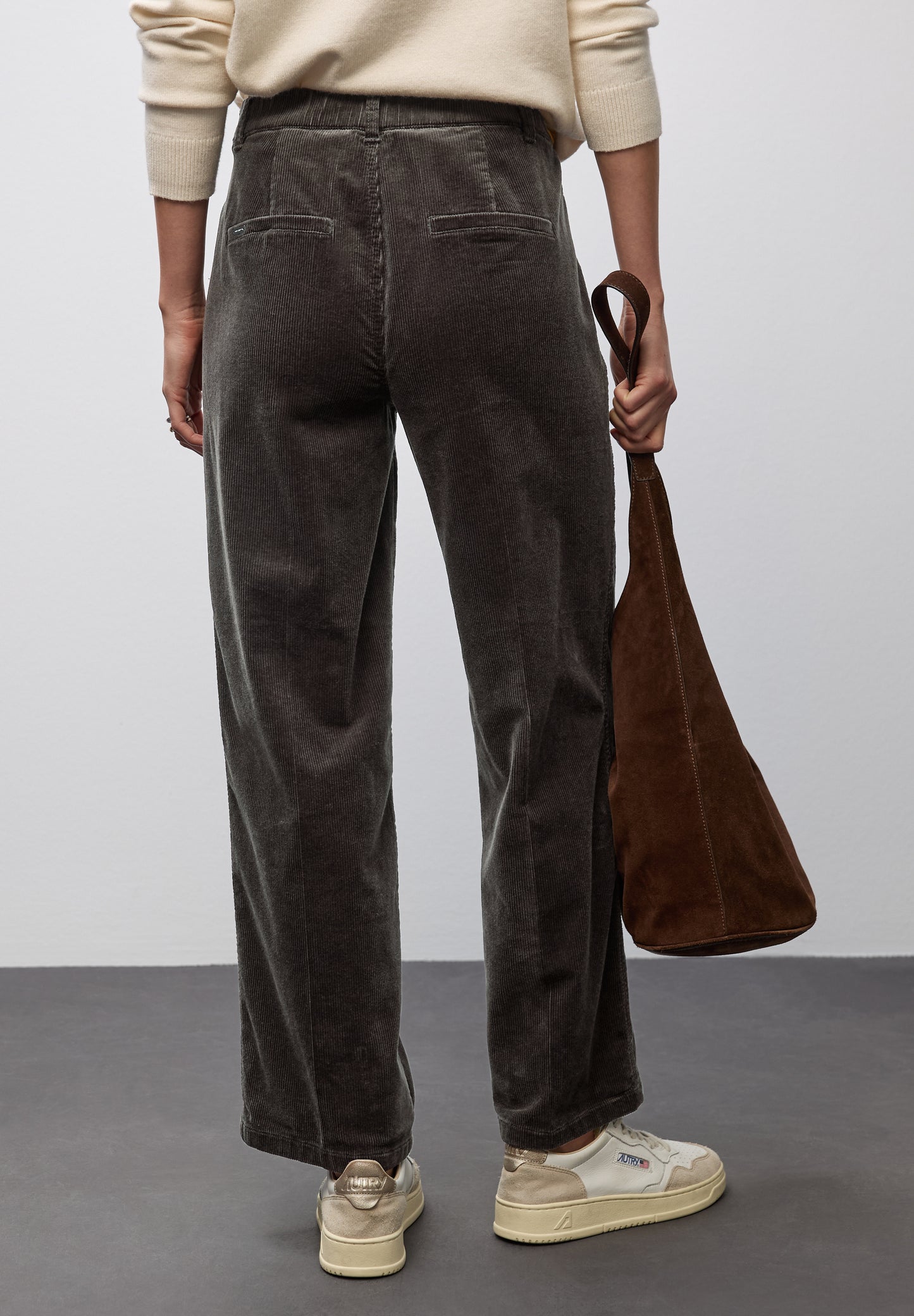 Street One Straight Leg Cordhose - Farbe: darkest brown