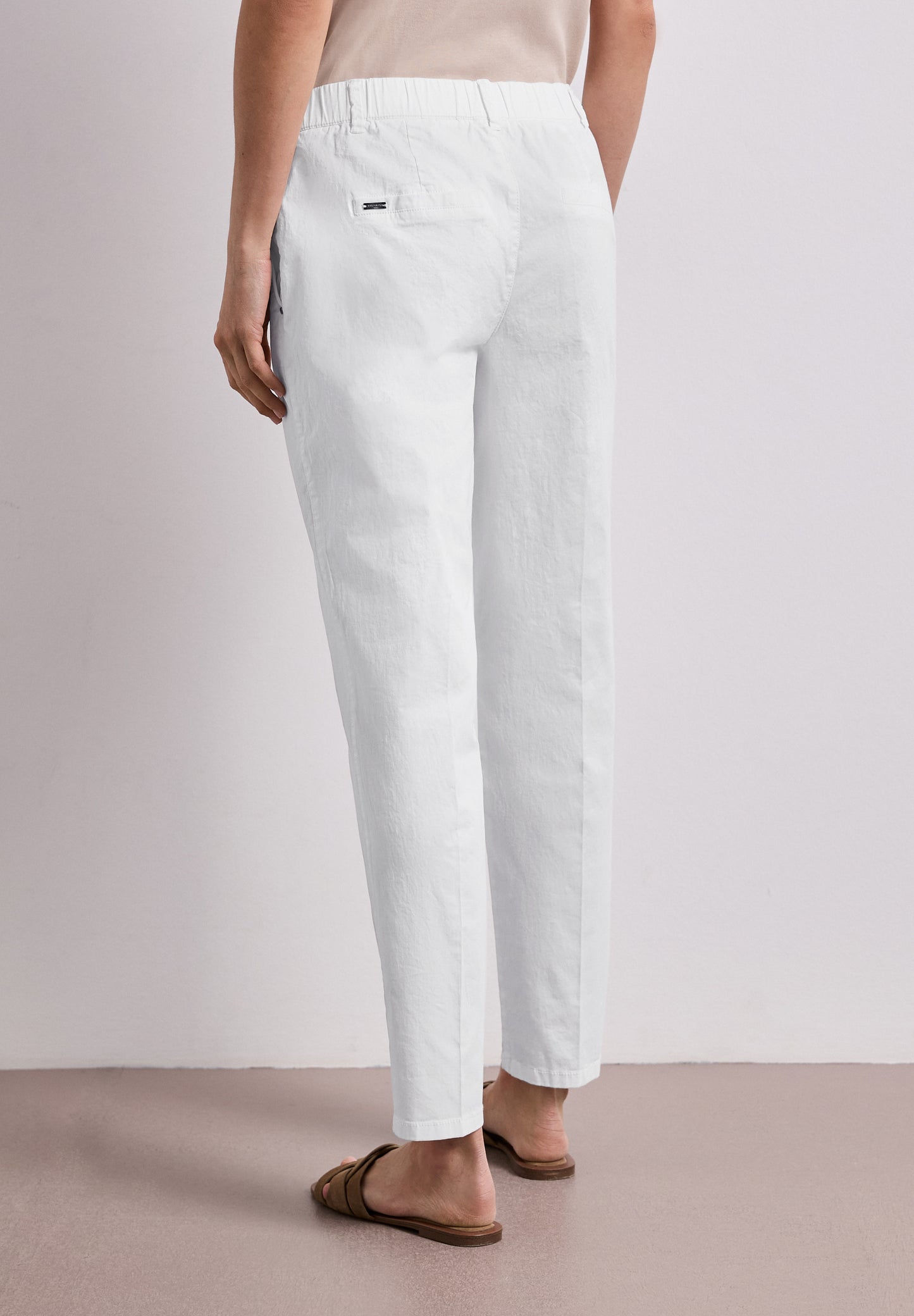 Street One - Chino Hose im Casual Fit - Farbe: off white