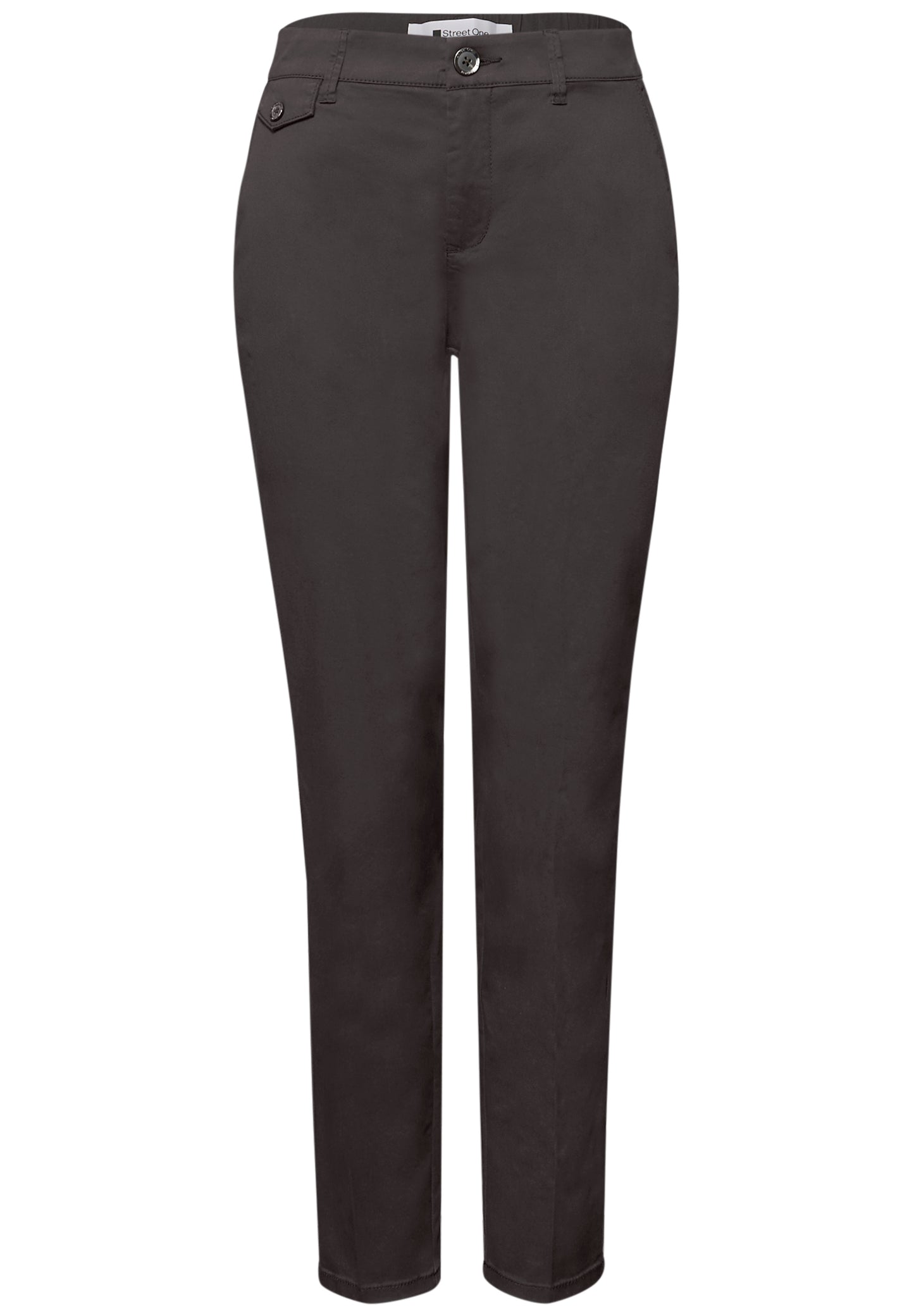 Street One - Chino im Casual Fit - Farbe: deep earth