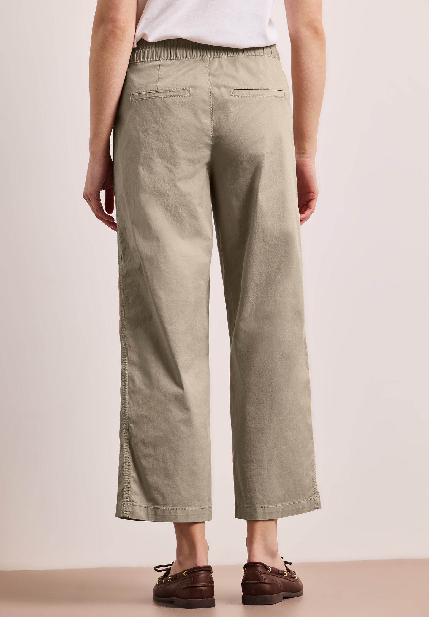 Street One - Straight Leg Hose in Hose Papertouchware - Farbe: cobble stone