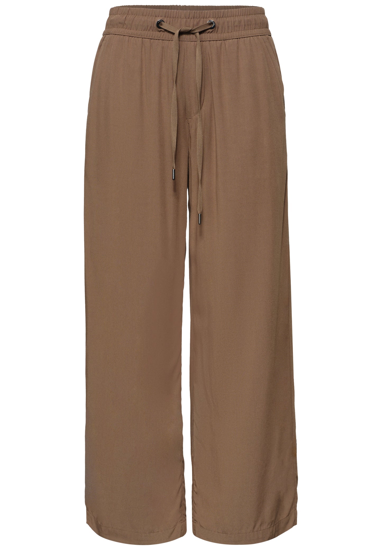 Street One - High Waist Wide Leg Hose im Loose Fit - Farbe: cold brew brown