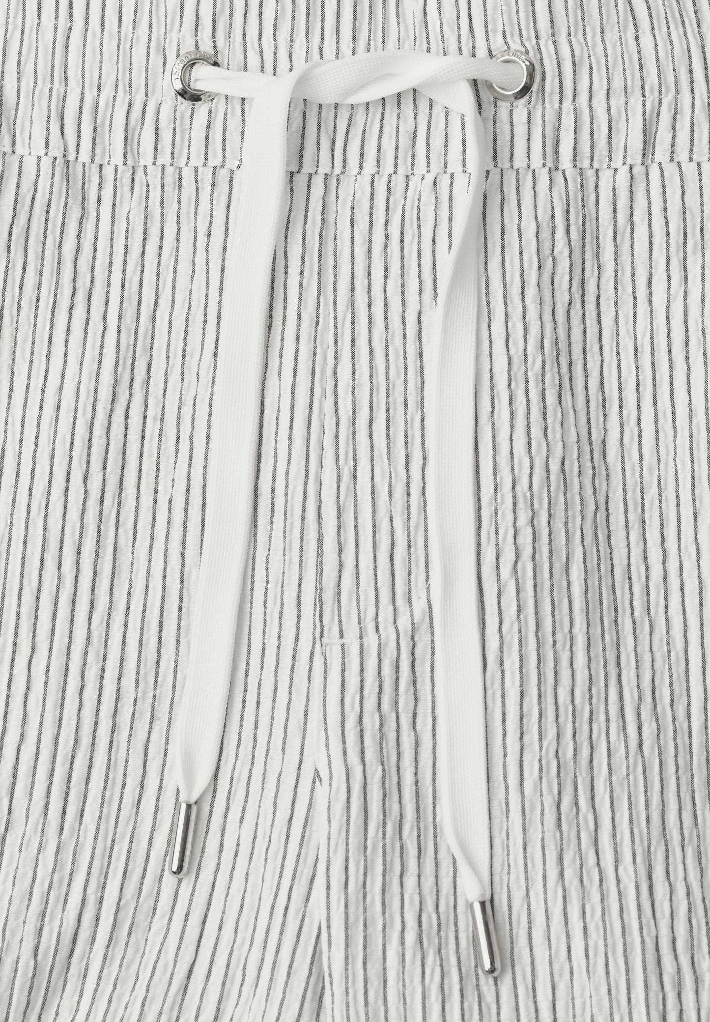 Street One - Wide Leg Hose im Loose Fit mit Streifen - Farbe: off white