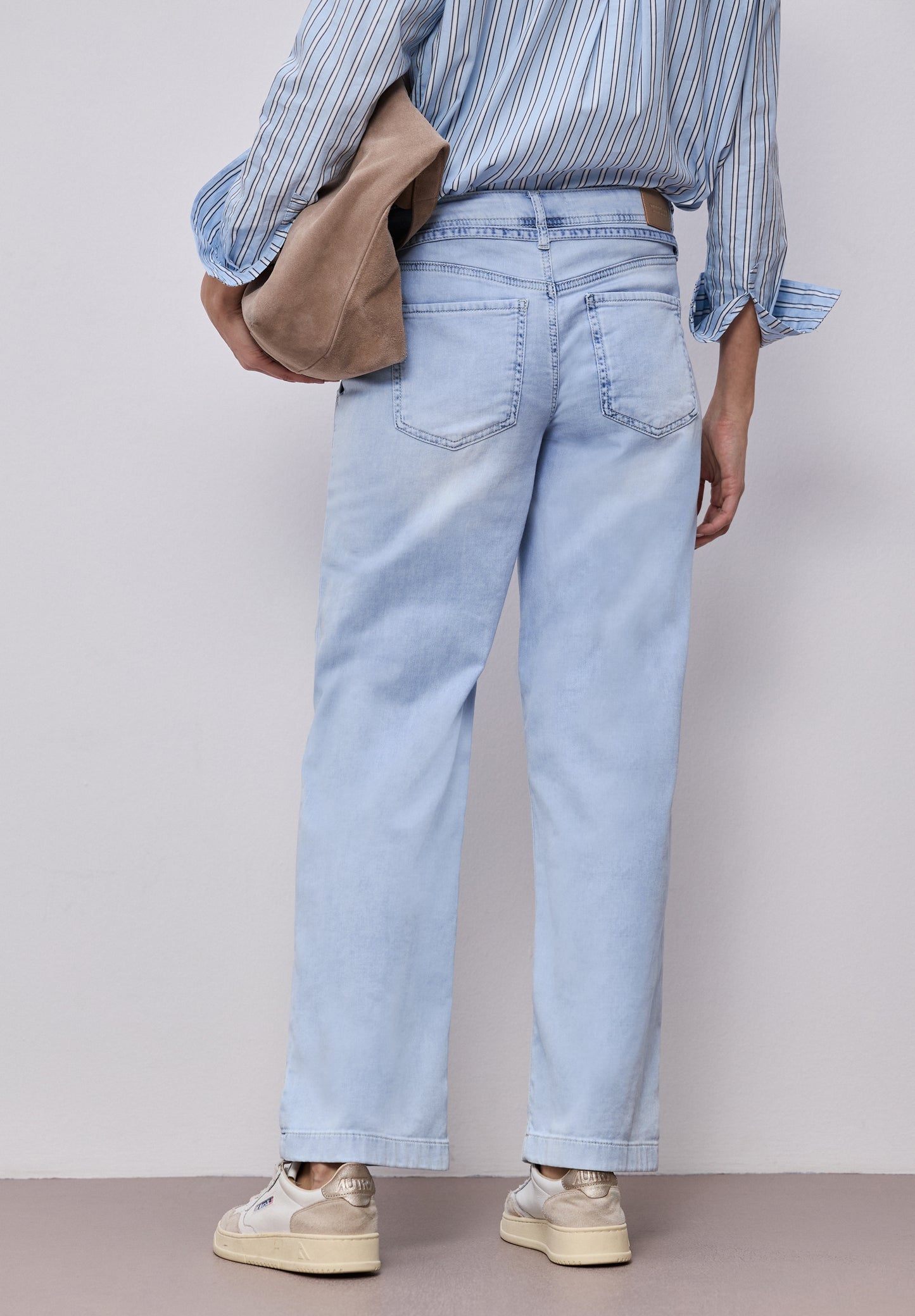 Street One Wide Leg Jeans im Bleached-Look