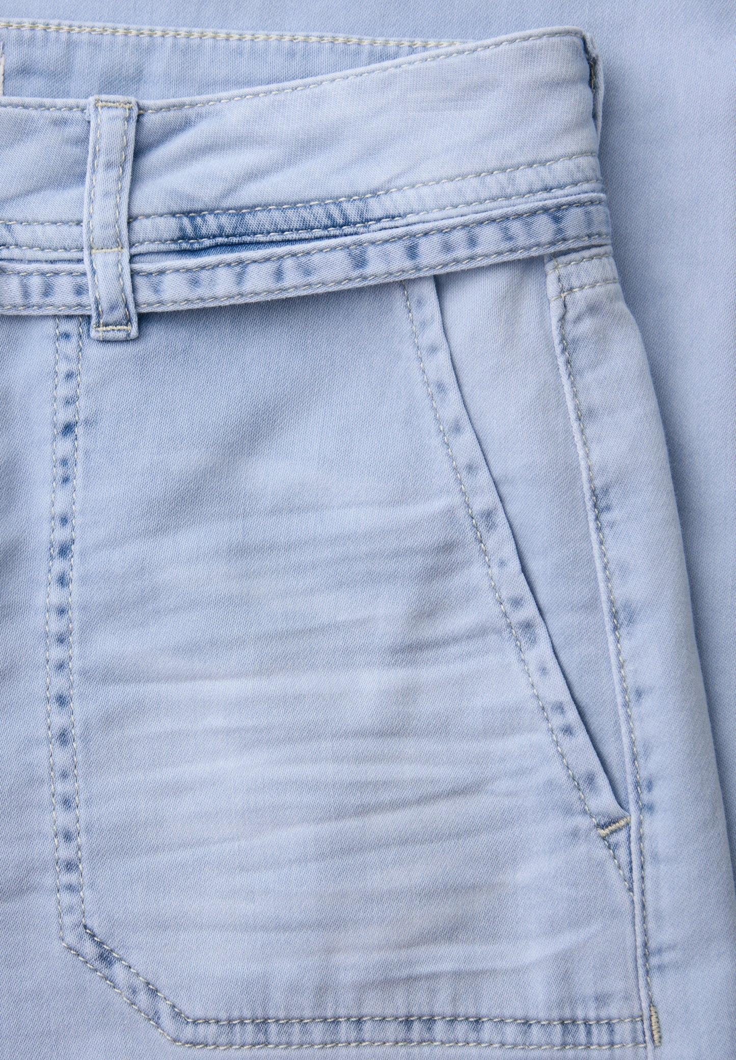 Street One Wide Leg Jeans im Bleached-Look
